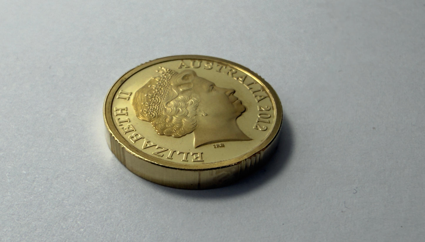 2012 $2 Proof Coin - Two Dollar Elder Proof - comes in lighthouse capsule