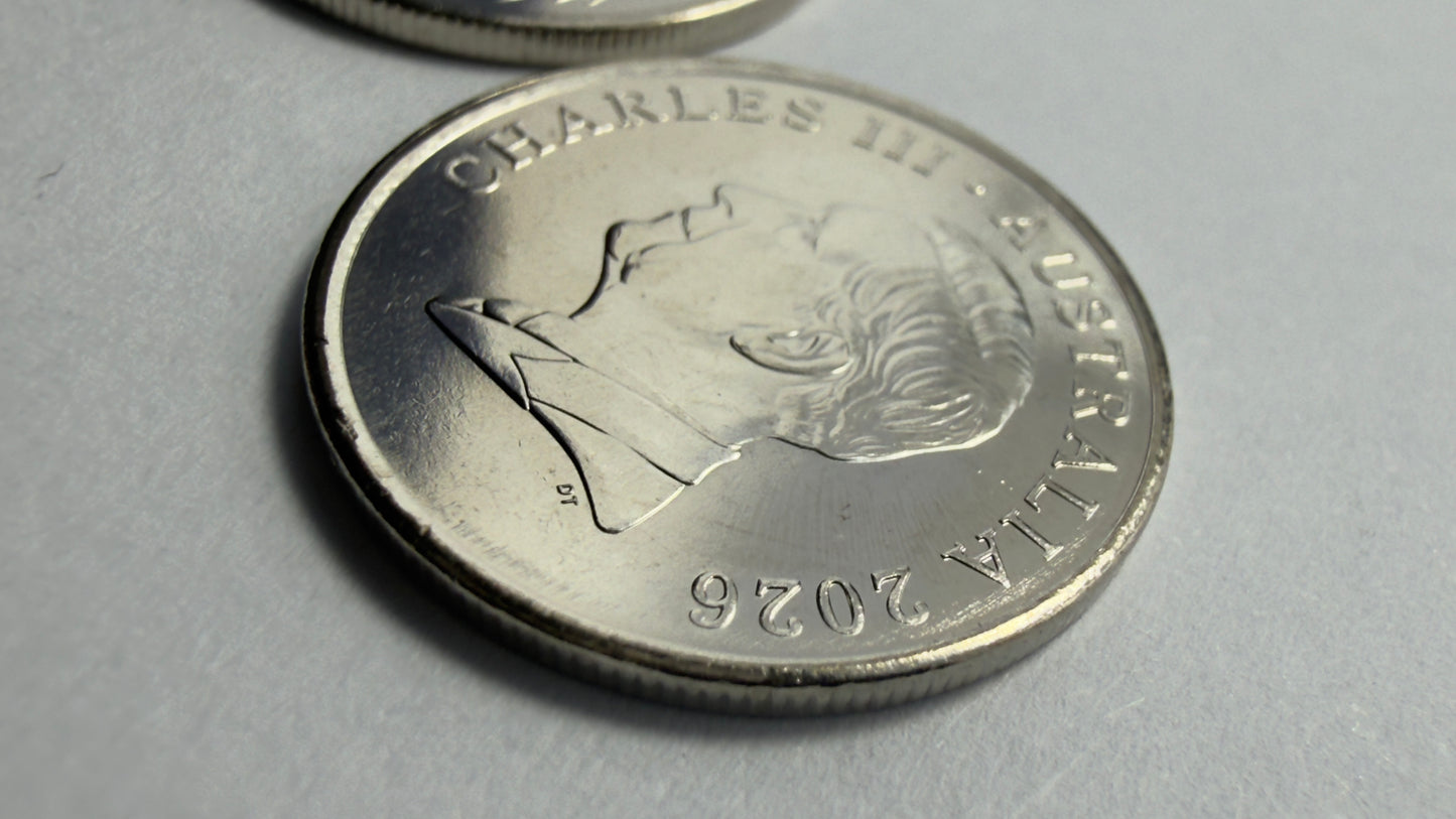 2026 5 Cent Coin - Uncirculated ex Premium Roll - comes in 2x2