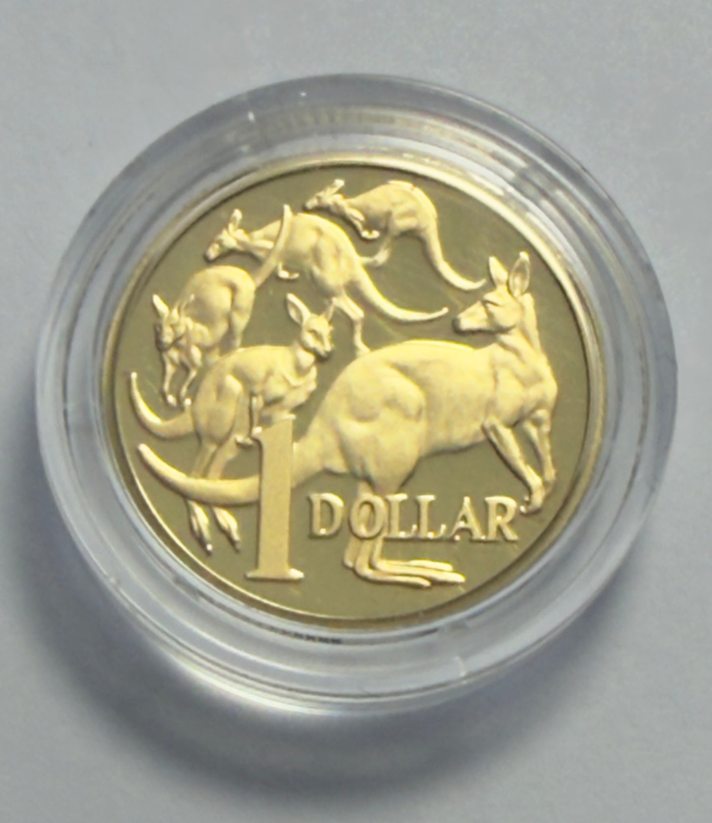 2026 $1 Mob of 5 Roos Proof Coin in Original Capsule - One Dollar