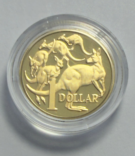 2026 $1 Mob of 5 Roos Proof Coin in Original Capsule - One Dollar