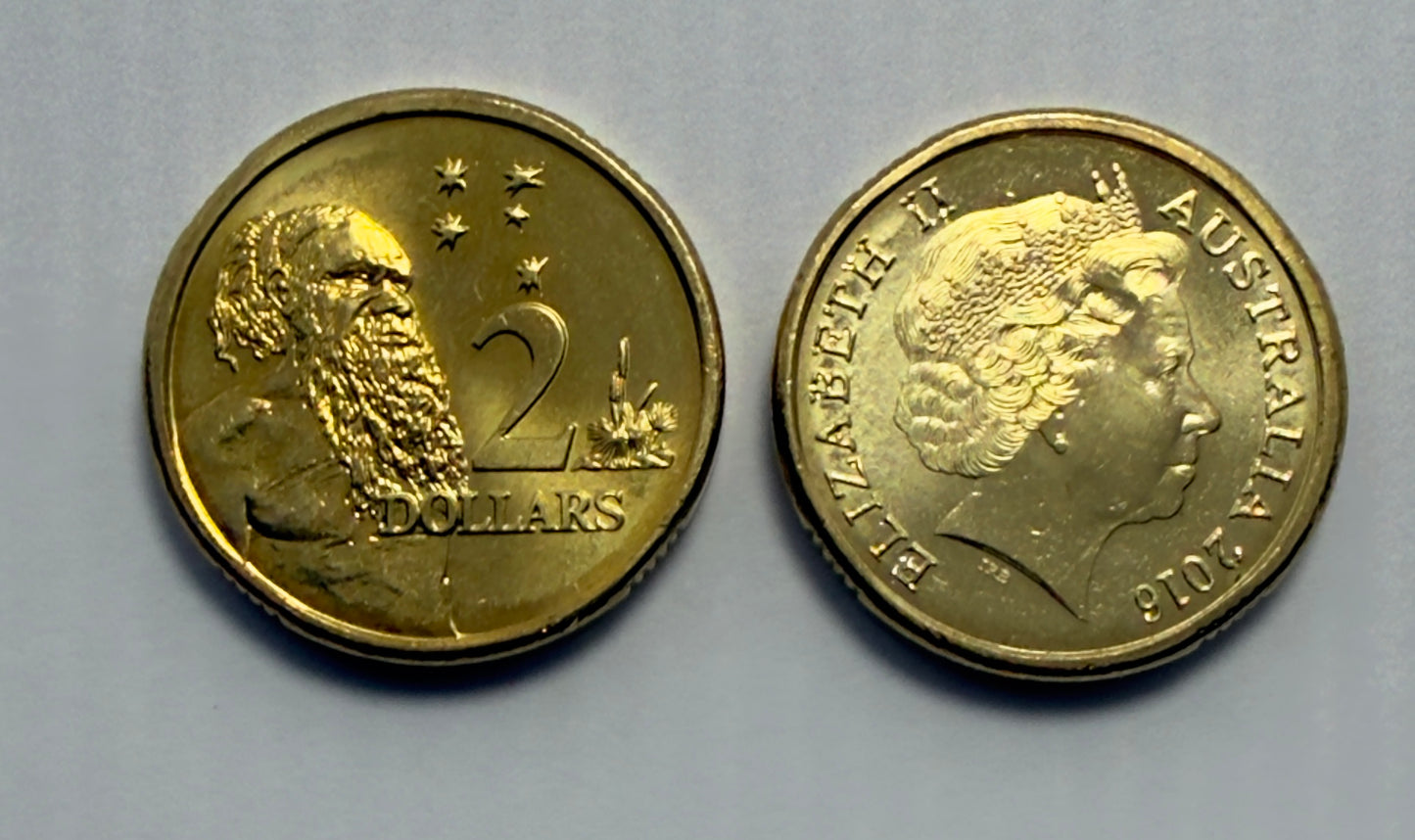 2016 $2 Elder Coin - Uncirculated - Two Dollar - comes in 2x2