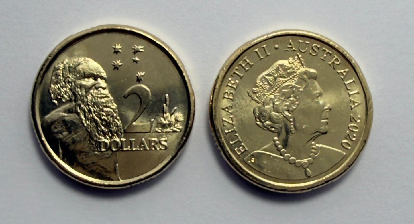 2020 $2 Elder Coin - Uncirculated - Two Dollar - comes in 2x2
