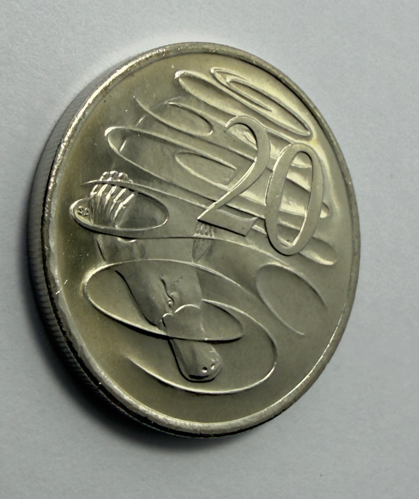 2020 Twenty Cent Coin - Uncirculated - 20 Cent Platypus - comes in 2x2