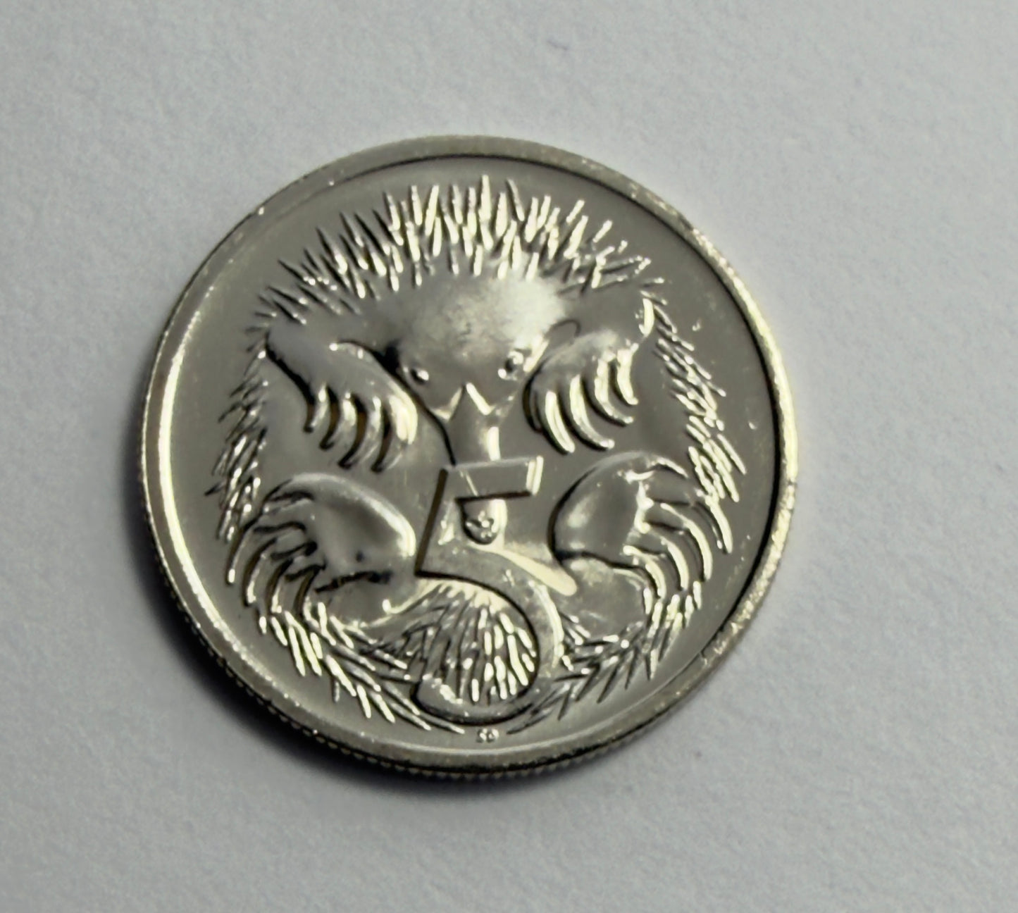 2006 5 Cent Coin - Uncirculated - Five Cent Echidna - comes in 2x2