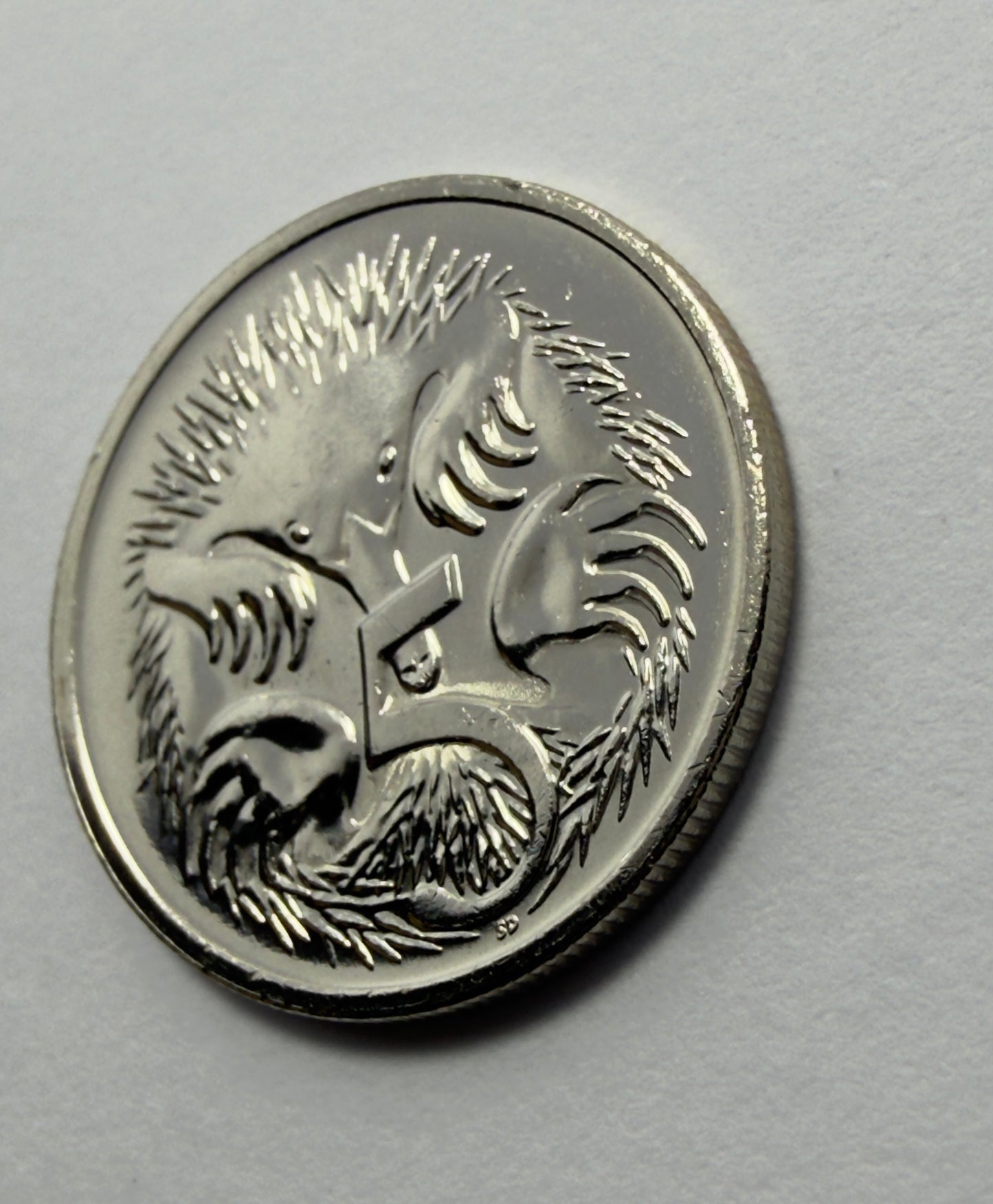 2006 5 Cent Coin - Uncirculated - Five Cent Echidna - comes in 2x2
