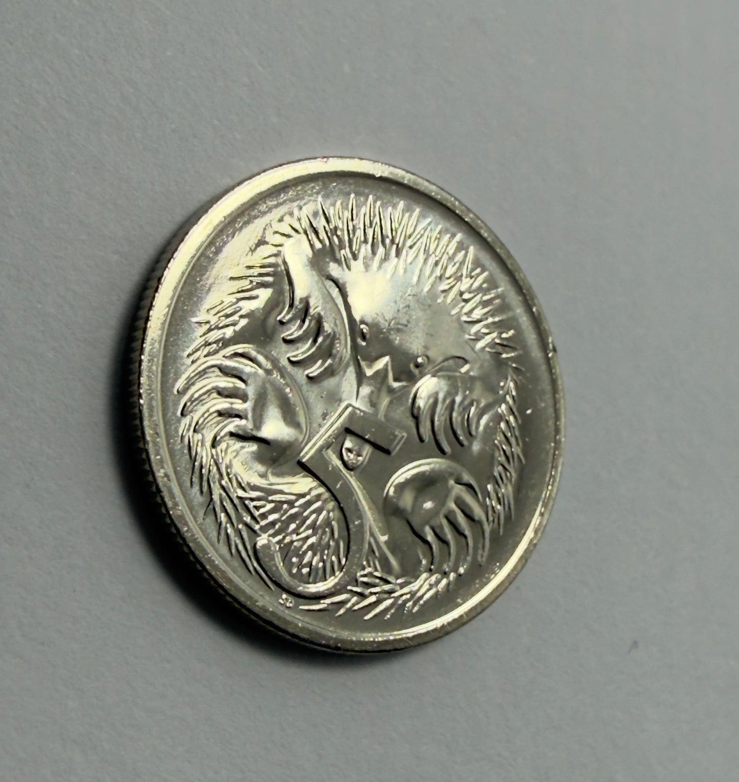 2006 5 Cent Coin - Uncirculated - Five Cent Echidna - comes in 2x2