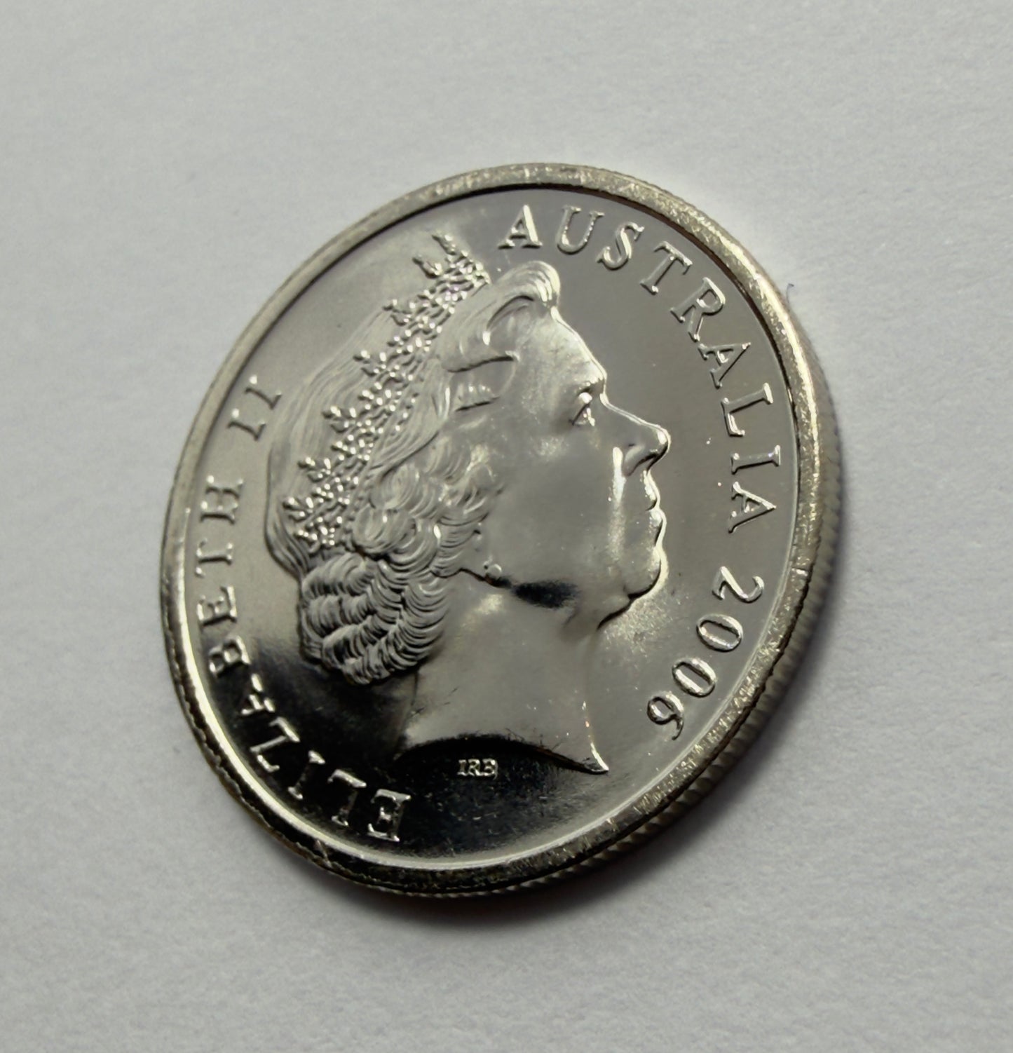 2006 5 Cent Coin - Uncirculated - Five Cent Echidna - comes in 2x2