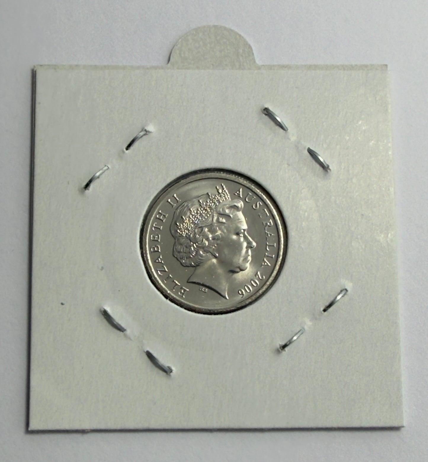 2006 5 Cent Coin - Uncirculated - Five Cent Echidna - comes in 2x2