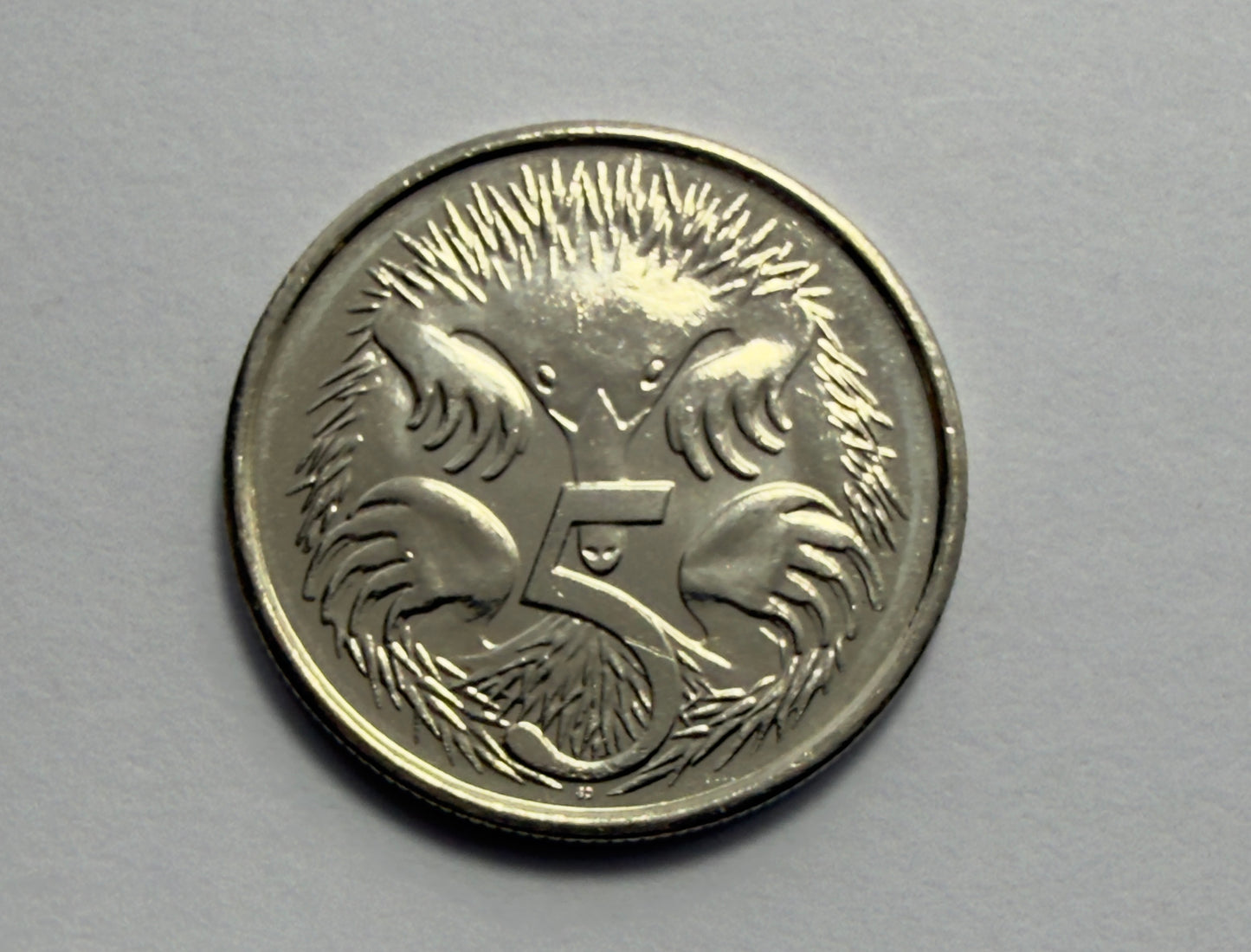 2013 5 Cent Coin - Uncirculated - Five Cent Echidna - comes in 2x2