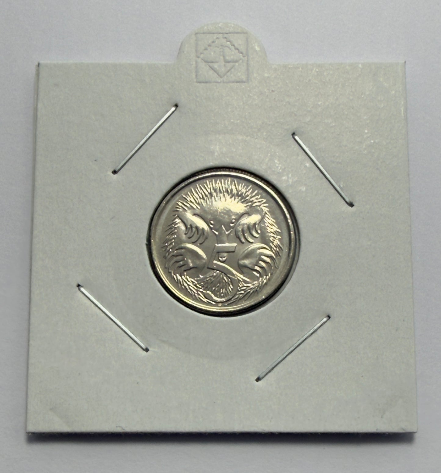 2013 5 Cent Coin - Uncirculated - Five Cent Echidna - comes in 2x2