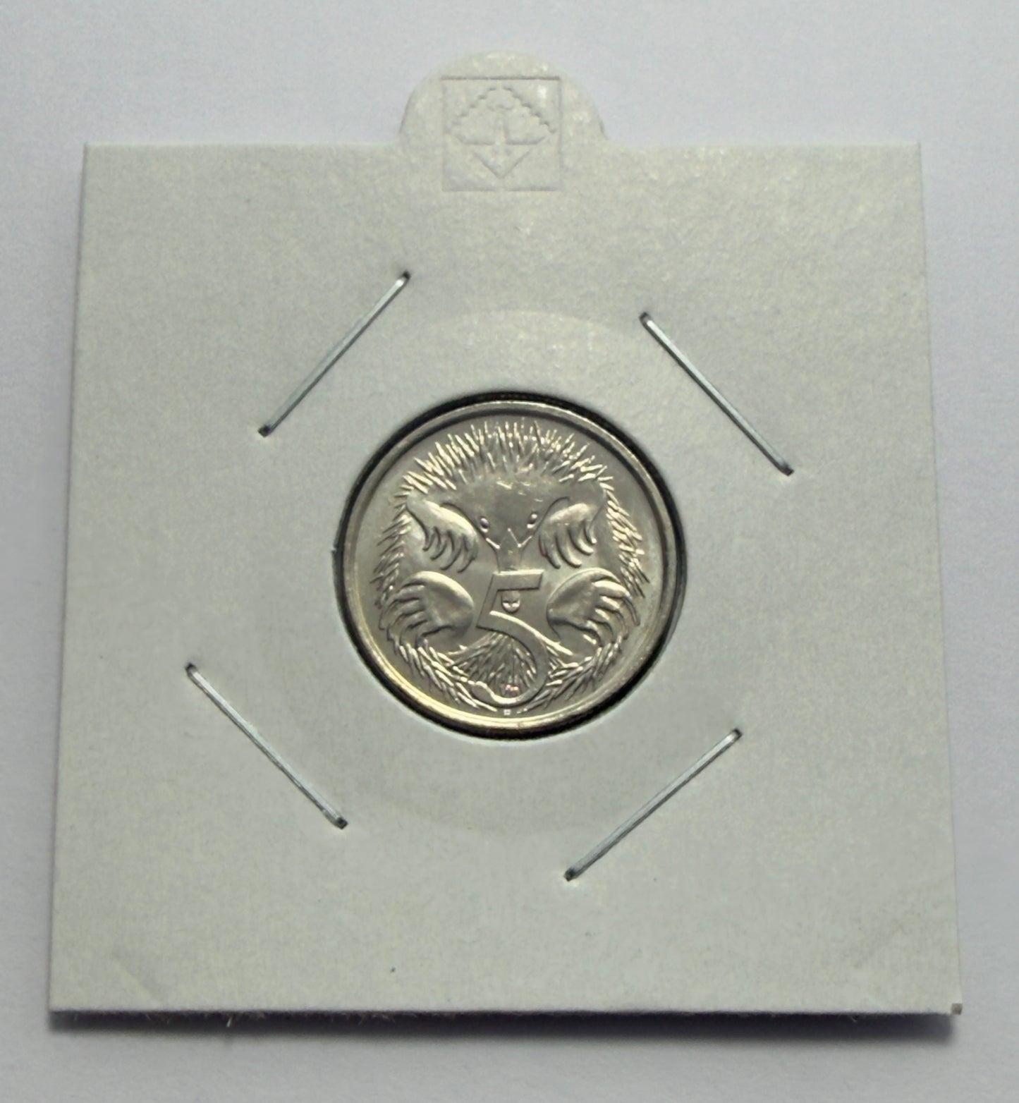 2015 5 Cent Coin - Uncirculated - Five Cent Echidna - comes in 2x2