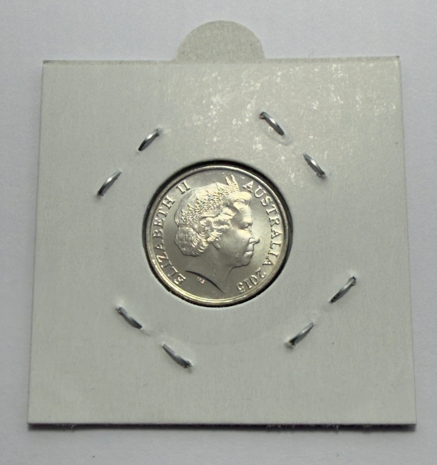 2015 5 Cent Coin - Uncirculated - Five Cent Echidna - comes in 2x2