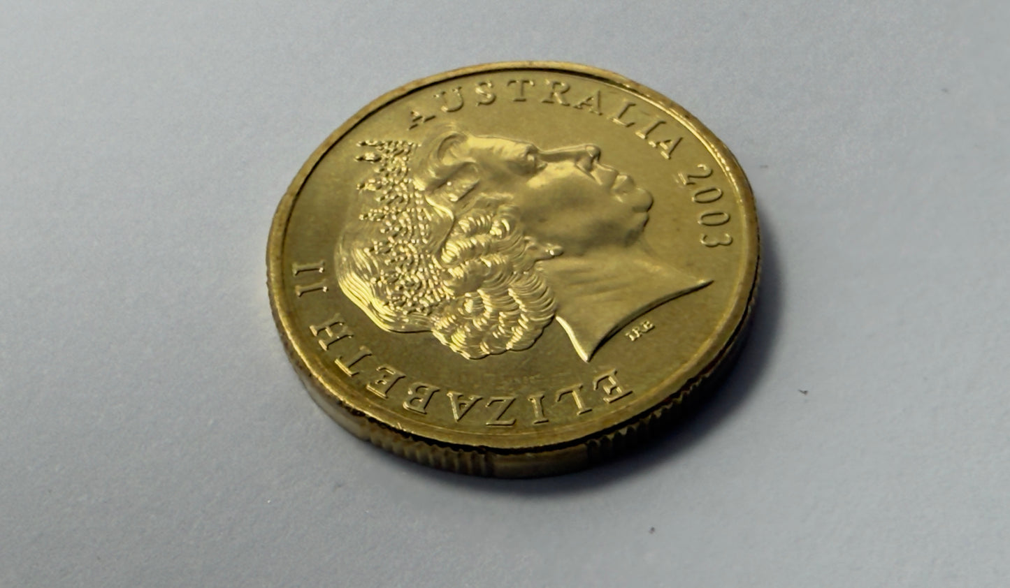 2003 $1 Coin - Australia's Volunteers - Uncirculated - ex mint set - in 2x2