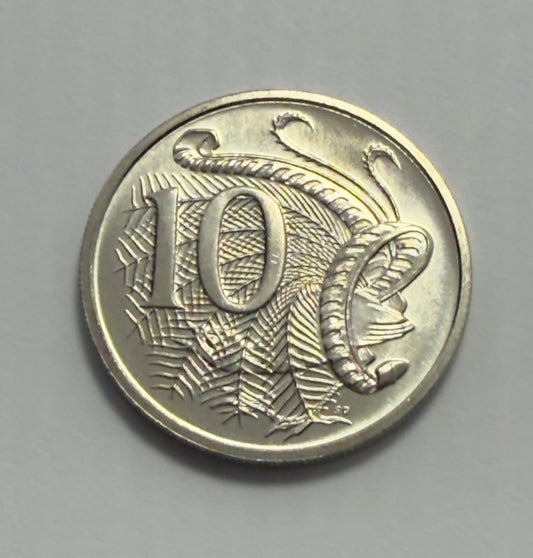 1993 10 Cent Coin - Choice Uncirculated - ex mint set coin - comes in 2x2