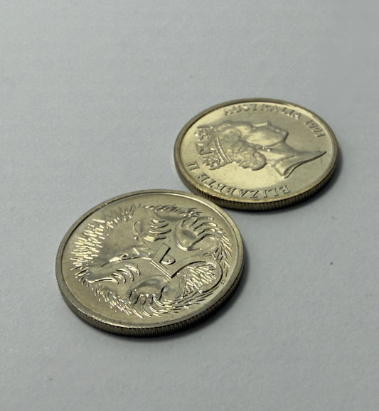 1993 5 Cent Coin - Choice Uncirculated - ex mint set coin - comes in 2x2