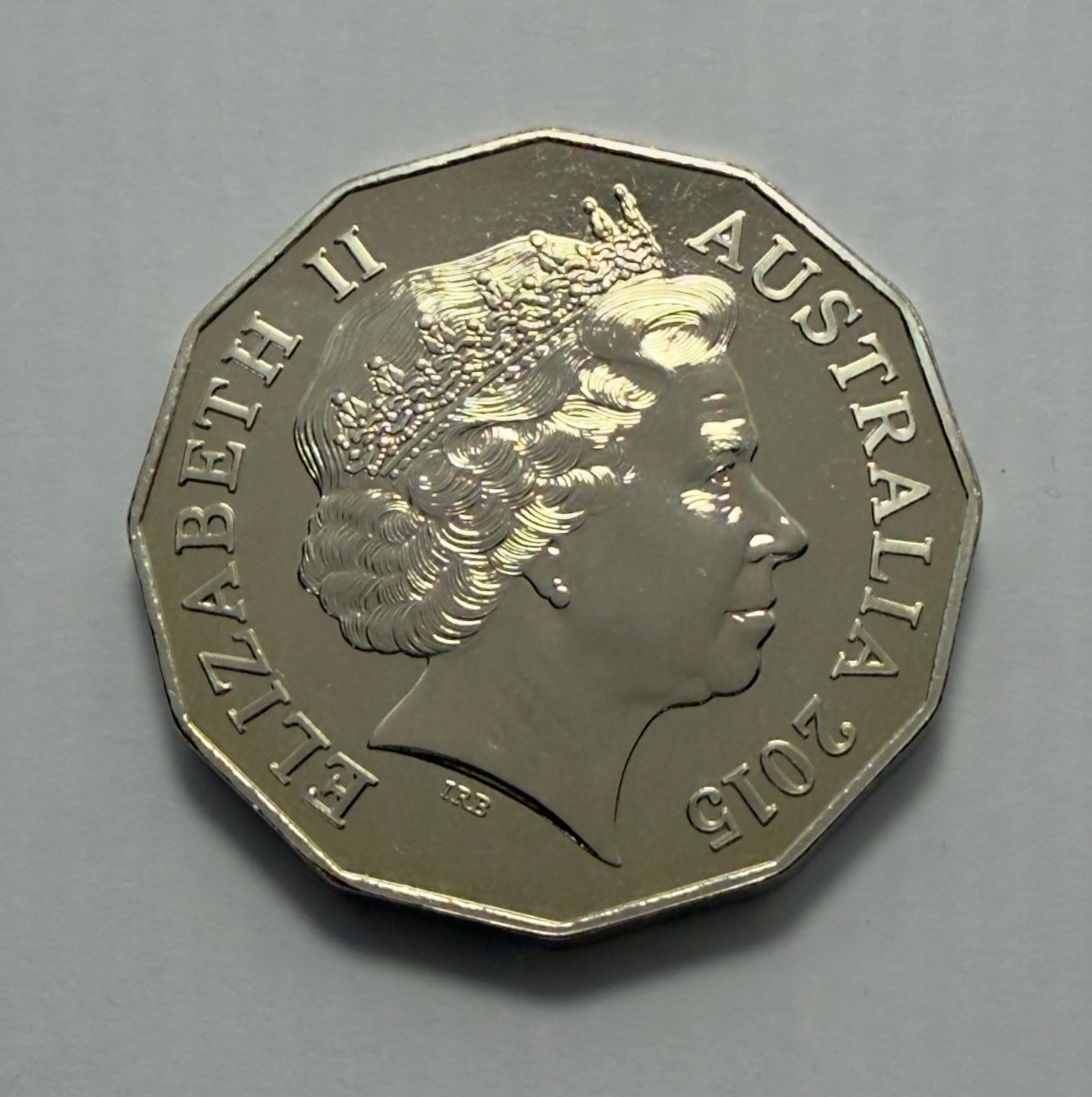 2015 50 Cent Coin - 50th Anniversary of Royal Australian Mint - UNC 50c