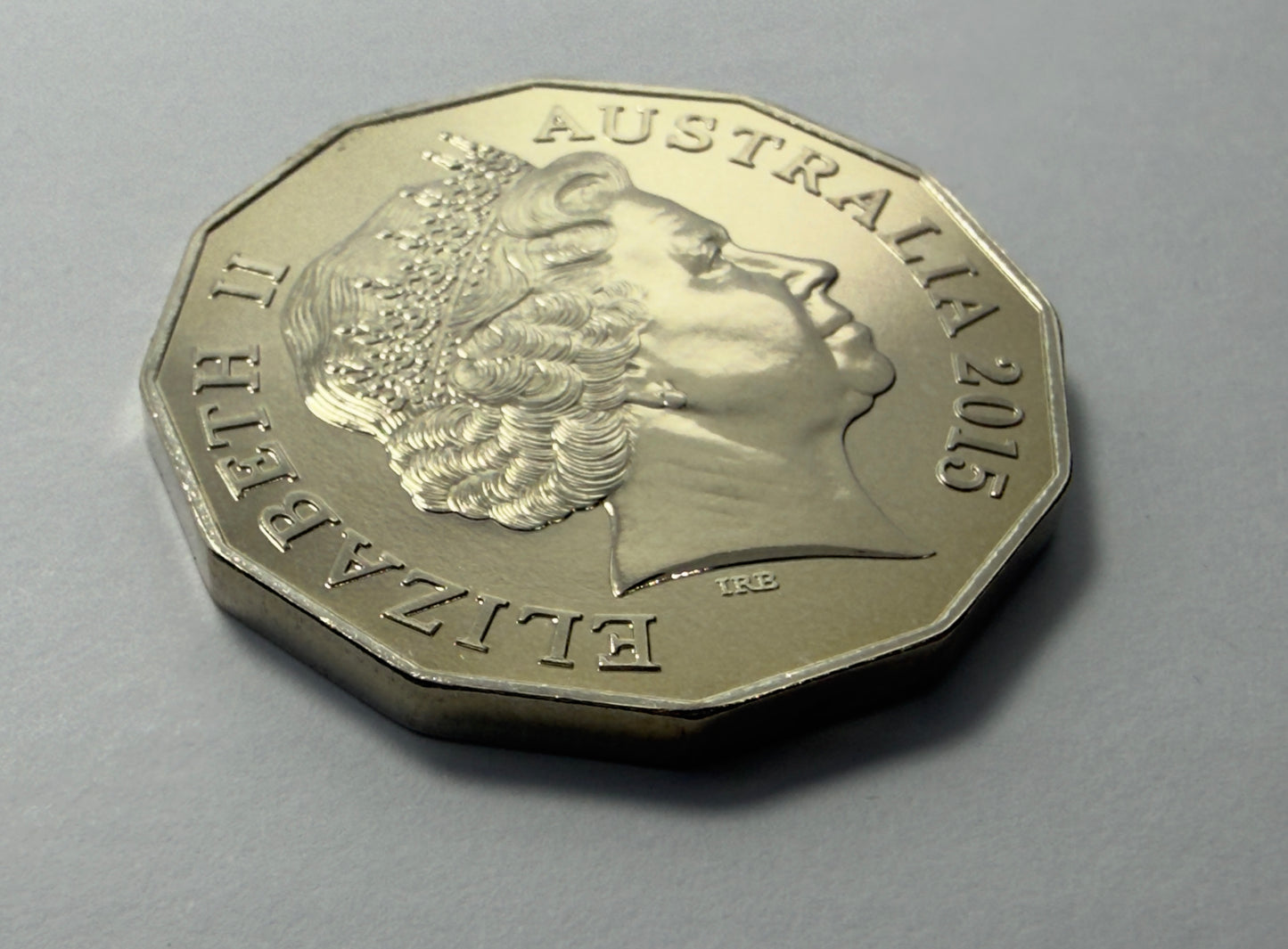 2015 50 Cent Coin - 50th Anniversary of Royal Australian Mint - UNC 50c