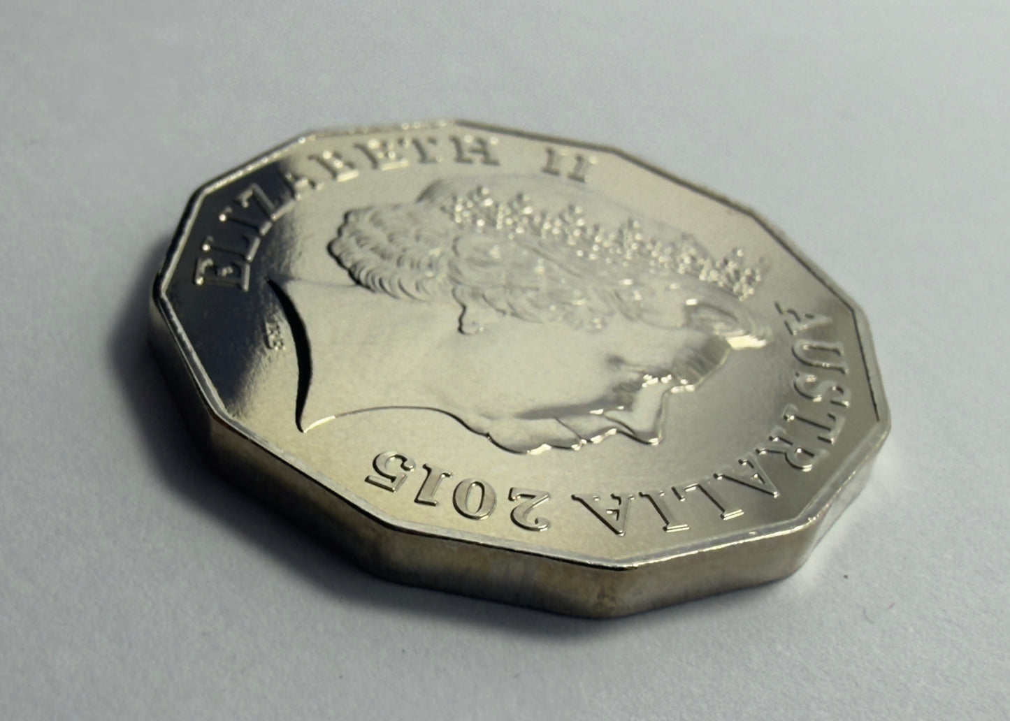 2015 50 Cent Coin - 50th Anniversary of Royal Australian Mint - UNC 50c