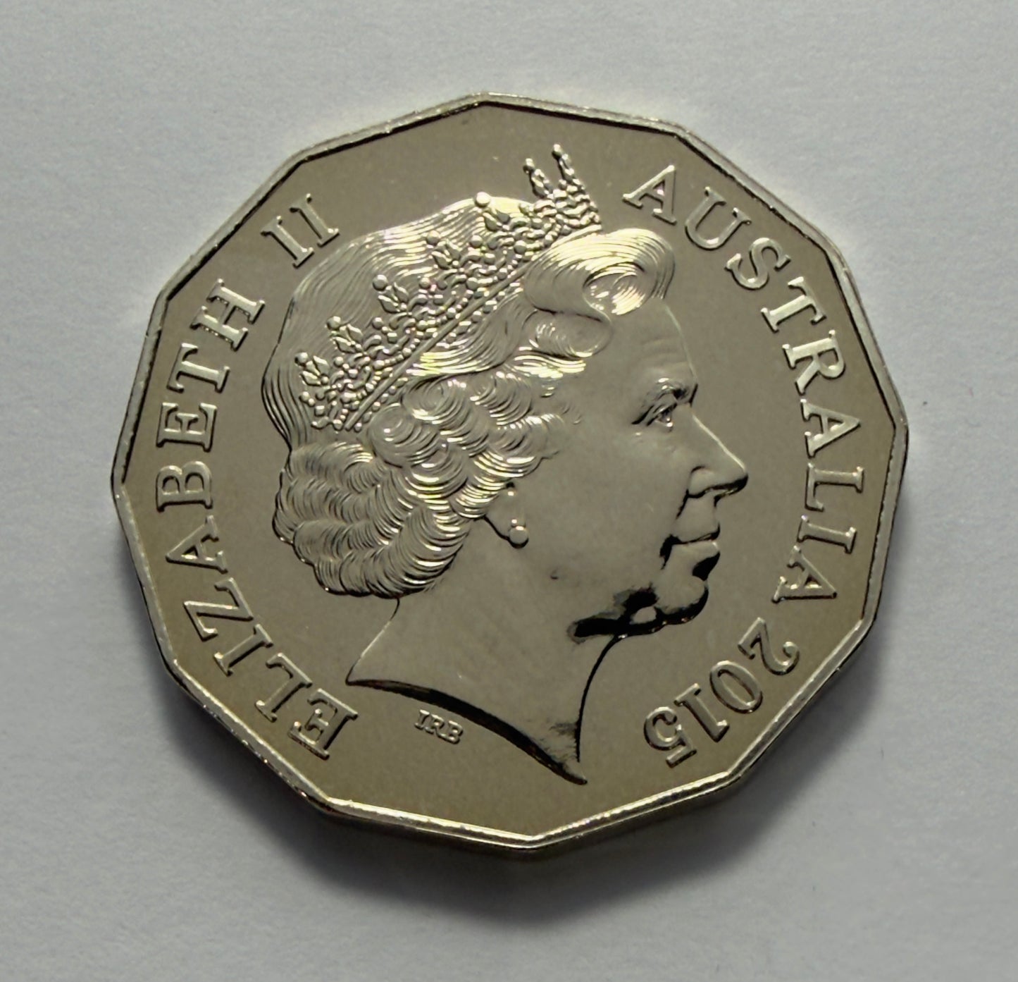 2015 50 Cent Coin - 50th Anniversary of Royal Australian Mint - UNC 50c