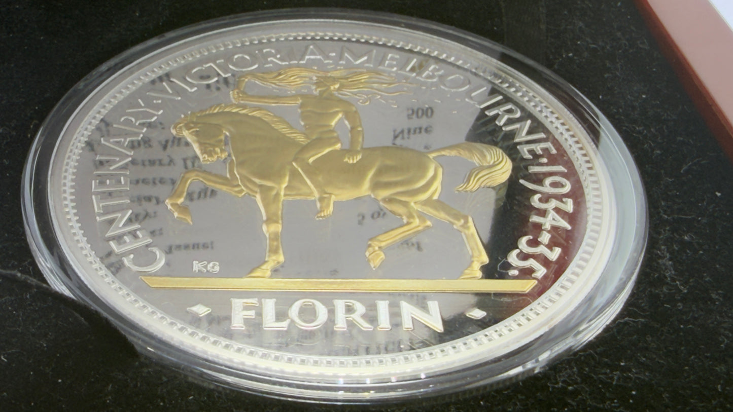 2020 $10 5 oz Silver Proof - 85th Anniversary Melbourne Centenary Florin