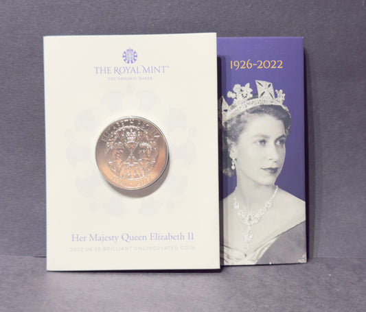 2022 £5 BU Coin - A Lifetime of Heart and Devotion - Queen Elizabeth II