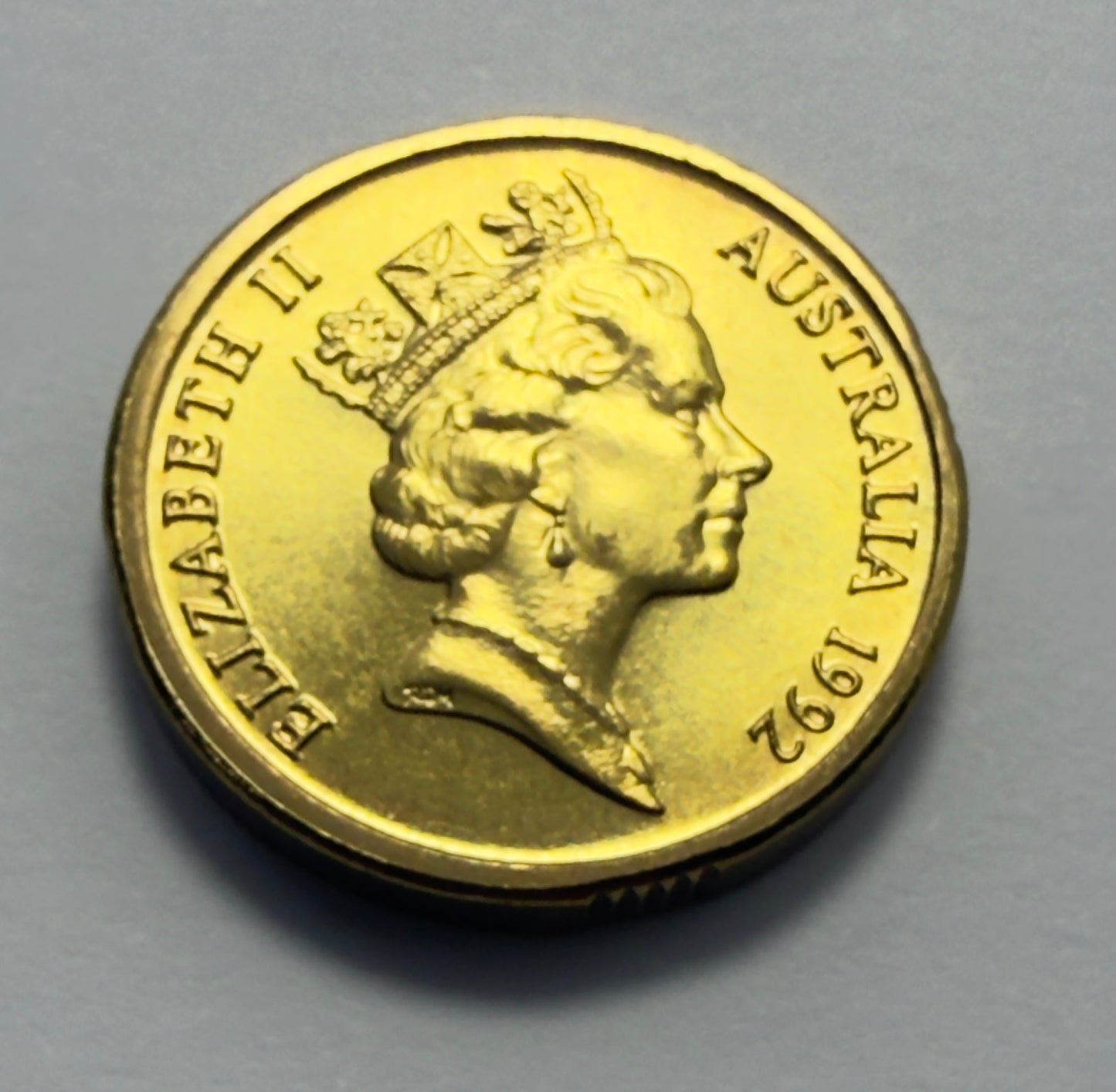 1992 $2 Elder Coin - Choice Uncirculated - ex mint set coin - comes in 2x2