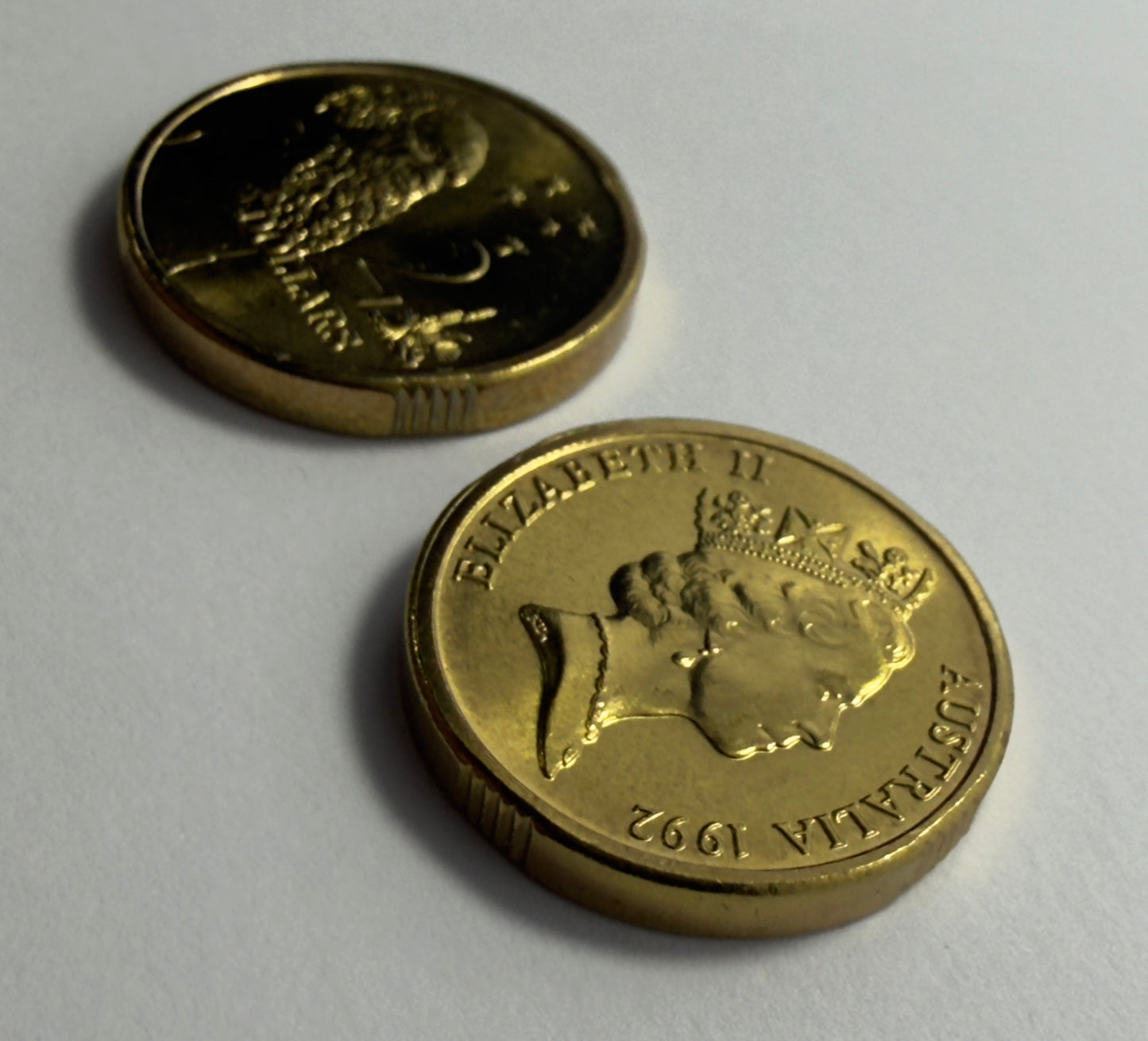 1992 $2 Elder Coin - Choice Uncirculated - ex mint set coin - comes in 2x2