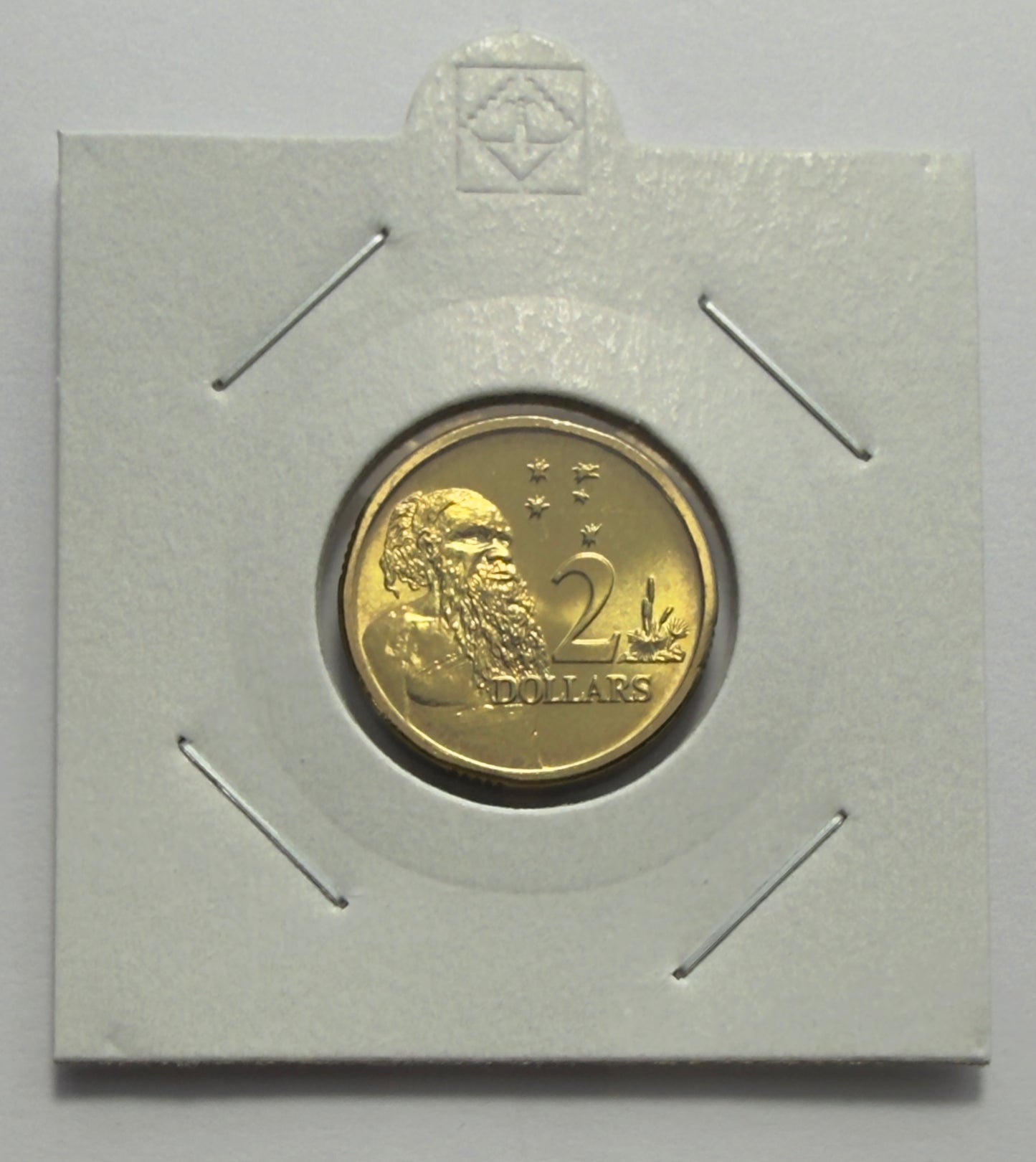 1992 $2 Elder Coin - Choice Uncirculated - ex mint set coin - comes in 2x2