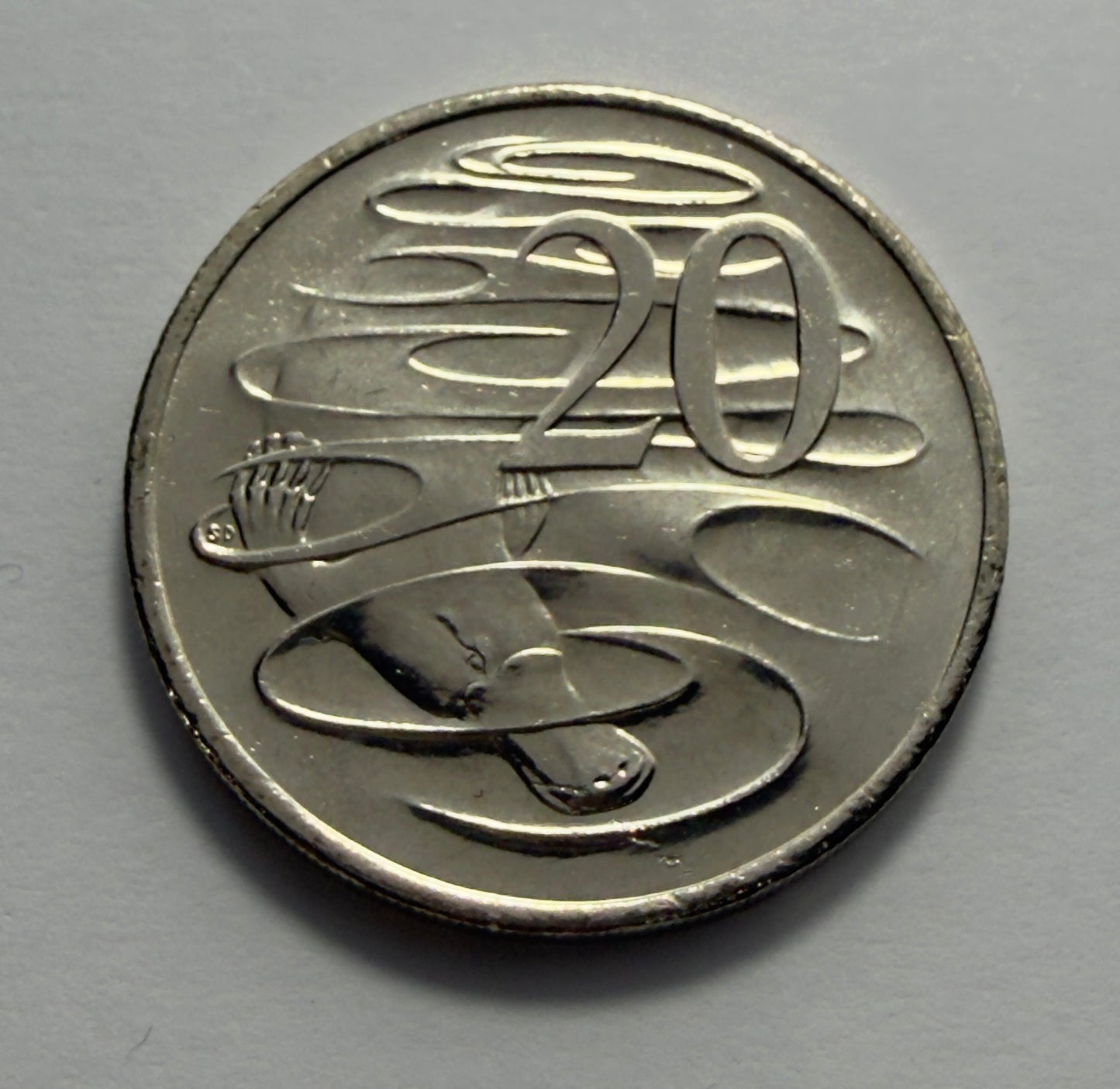 2016 20 Cent Coin - Platypus - Uncirculated - comes in 2x2