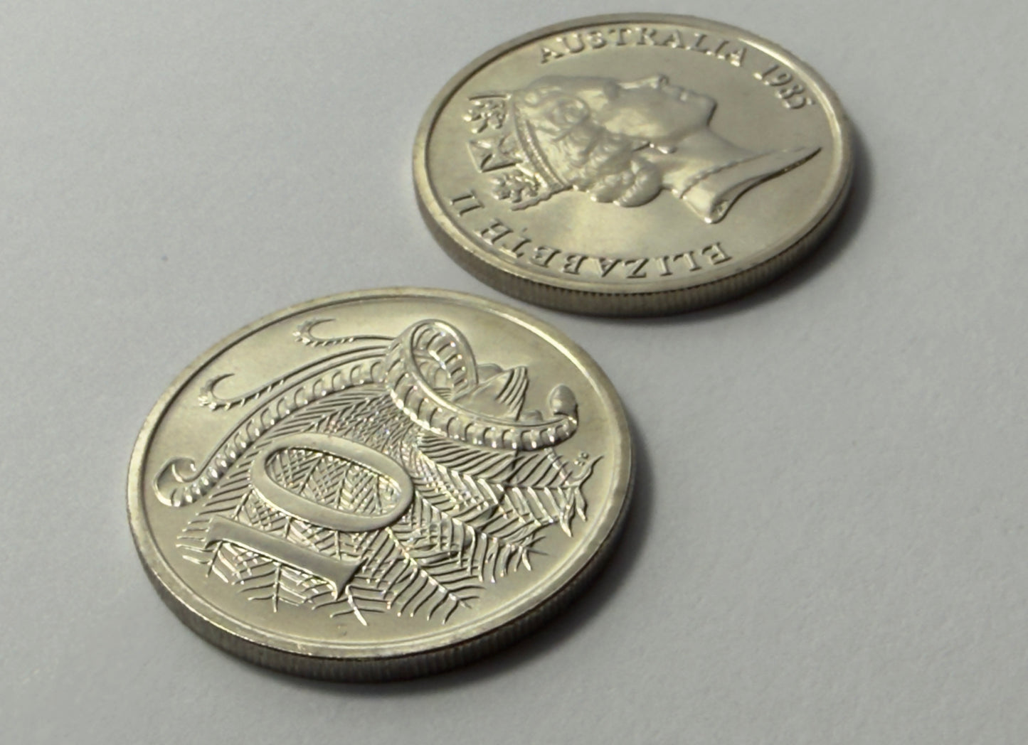 1985 10 Cent Coin - Choice Uncirculated - Ex MINT SET  Low Mintage 2.1 Million