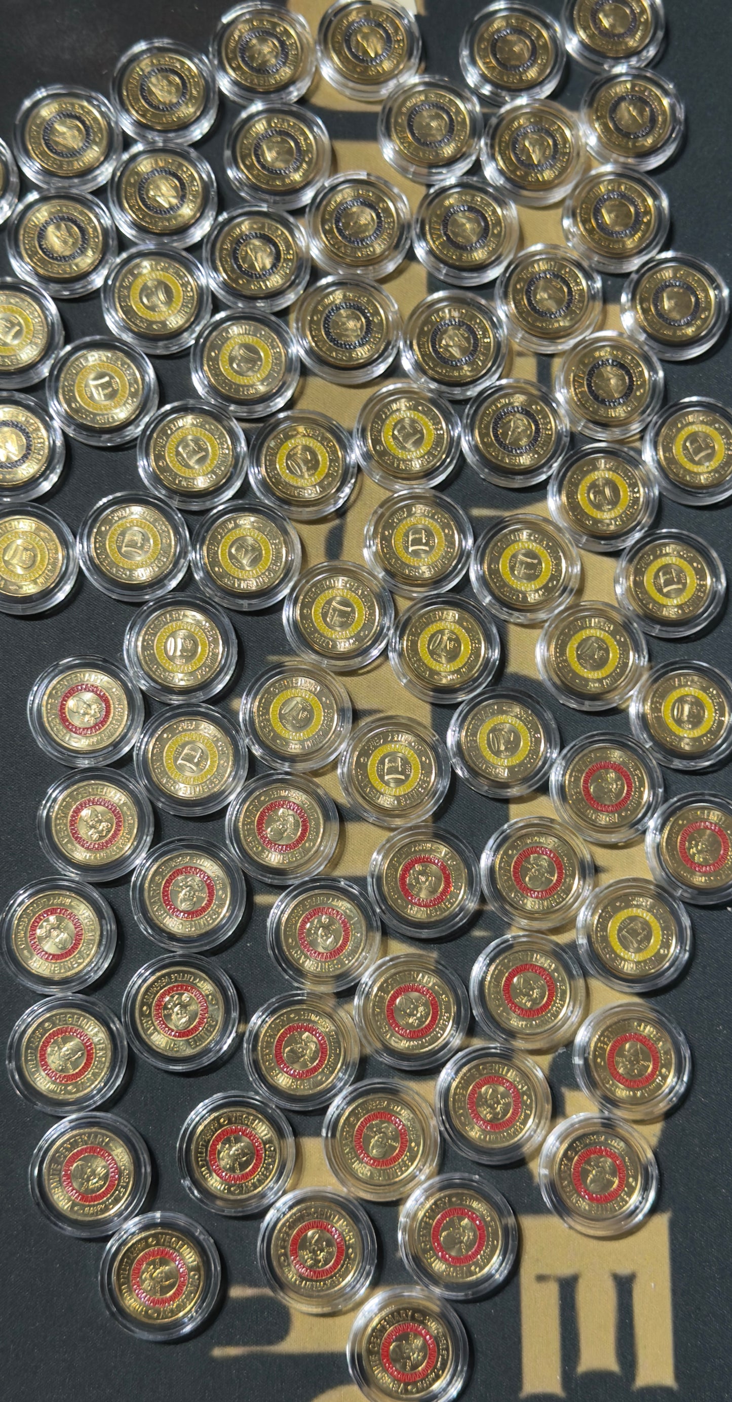 2023 $2 Vegemite 3 Coin Set Red Black Yellow Uncirculated in Capsules