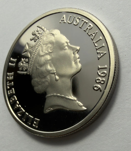 1986 10 Cent Proof Coin - Lyrebird - Ten Cent Coin - comes in 2x2