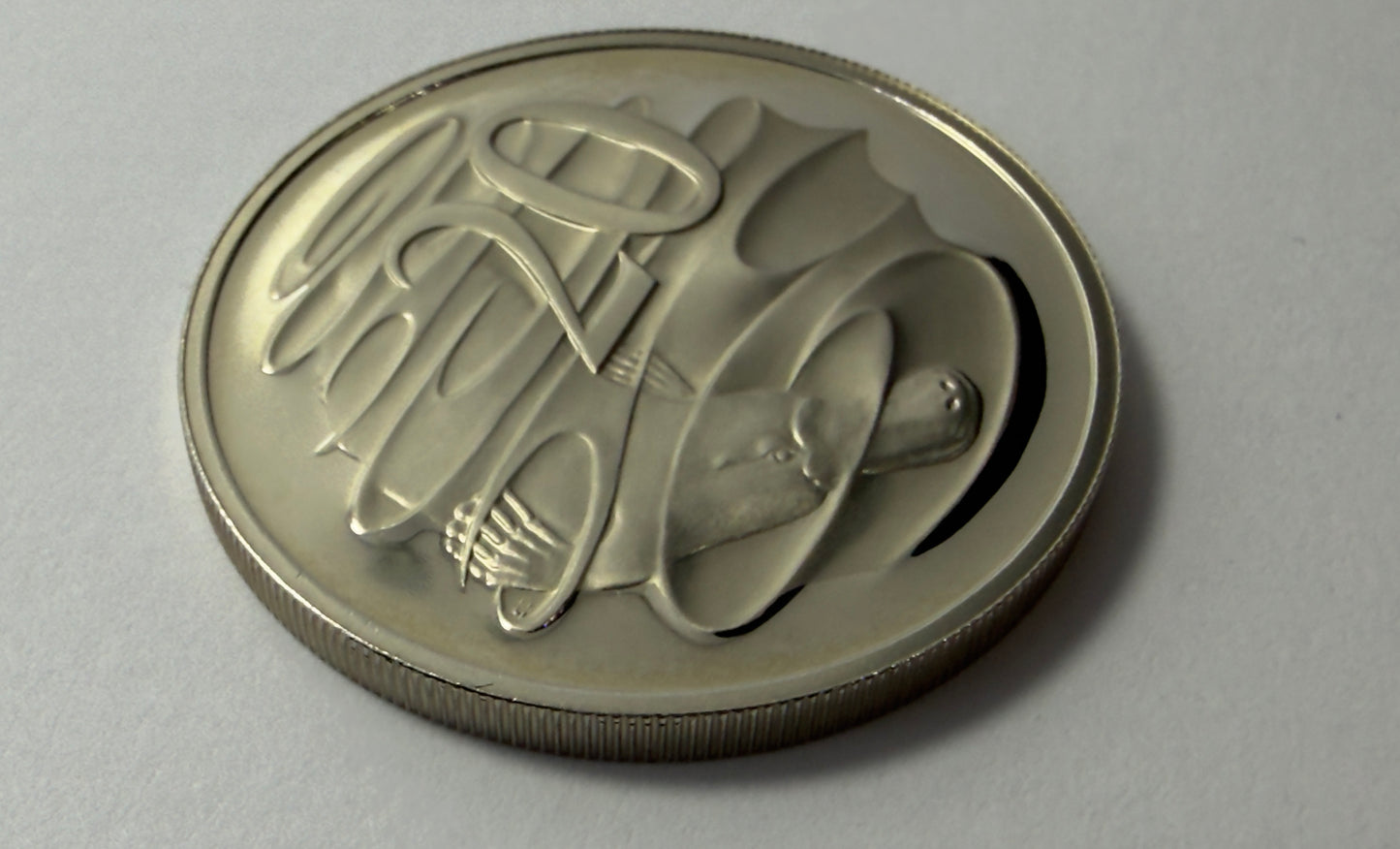 1986 20 Cent Proof Coin - Platypus - Twenty Cent Coin - comes in 2x2