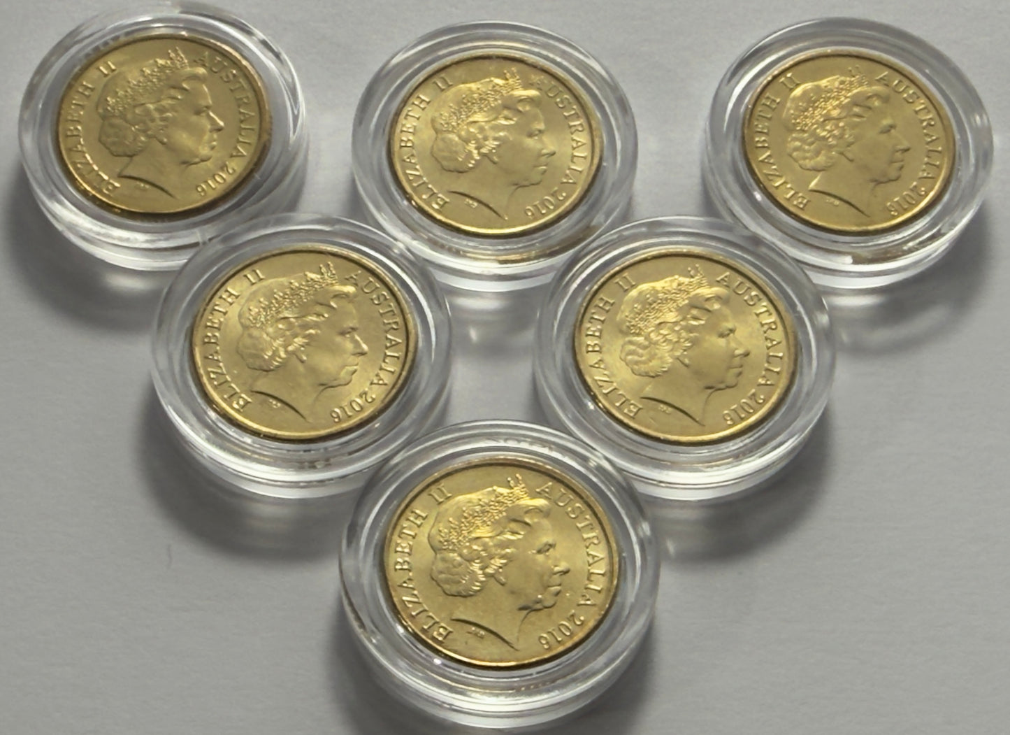 2016 $2 RIO - Olympic Games 6 Coin Set - Uncirculated - in Capsules