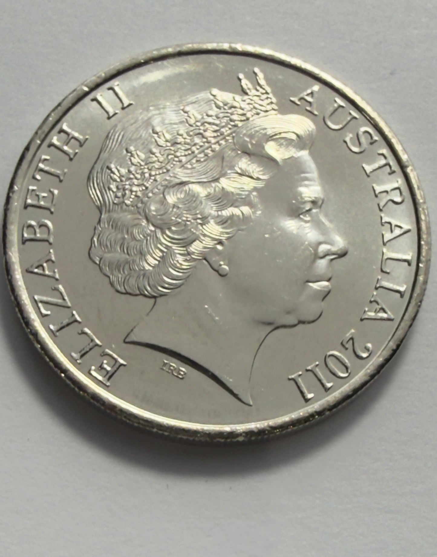 2011 20 Cent Coin - Uncirculated - Year of Volunteers Anniversary - in 2x2