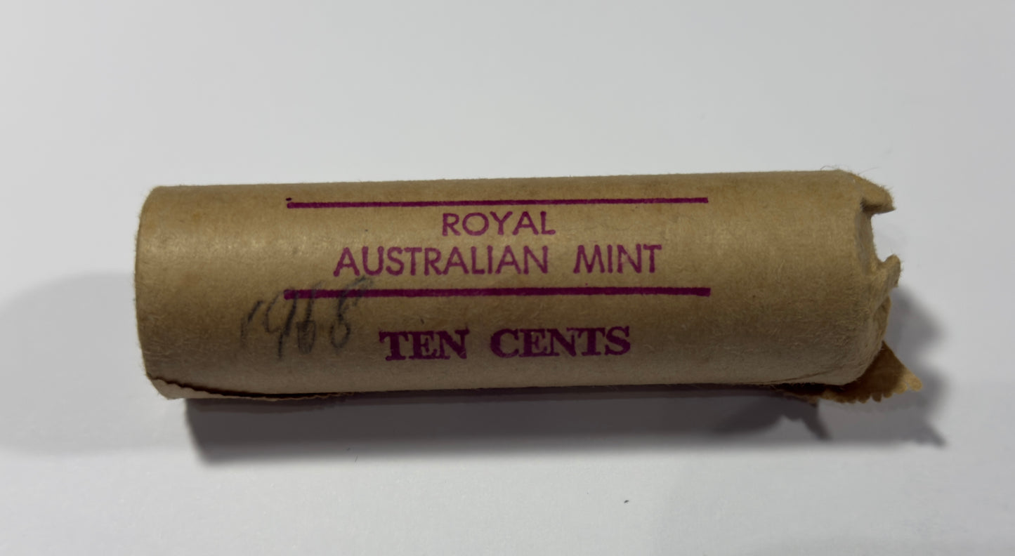 1968 10 Cent Coin - Uncirculated - Ex RAM Roll Ten Cent - comes in 2x2
