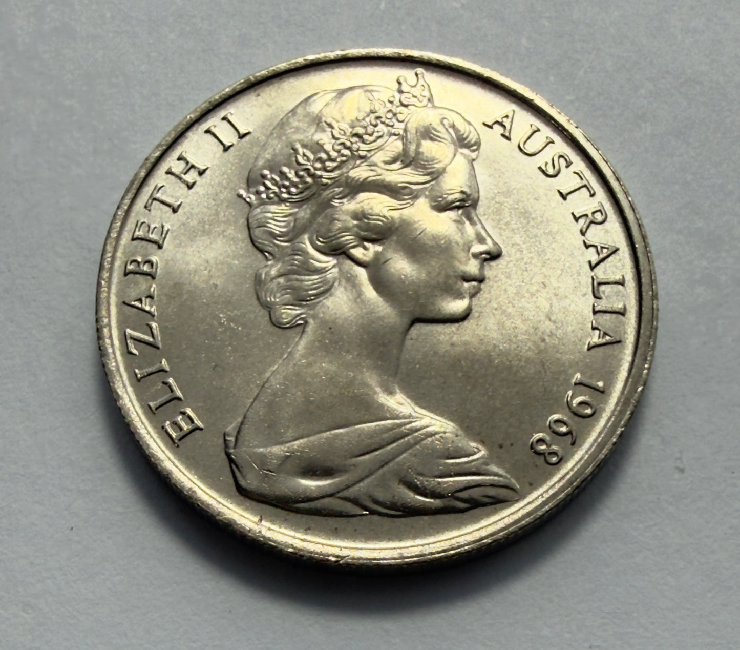 1968 10 Cent Coin - Uncirculated - Ex RAM Roll Ten Cent - comes in 2x2