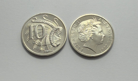 2003 10 Cent Coin - Choice Uncirculated - ex mint set - comes in 2x2