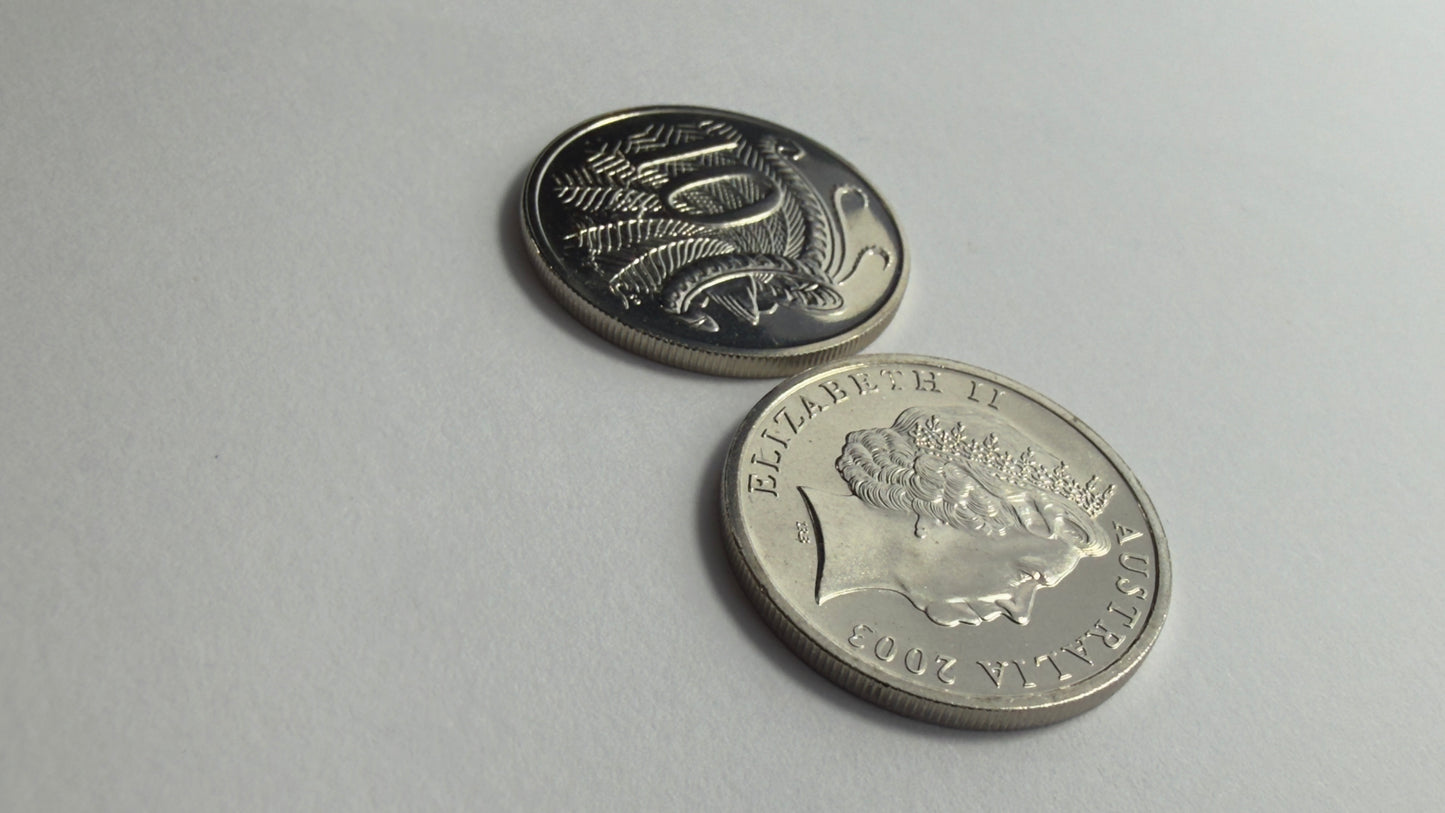 2003 10 Cent Coin - Choice Uncirculated - ex mint set - comes in 2x2