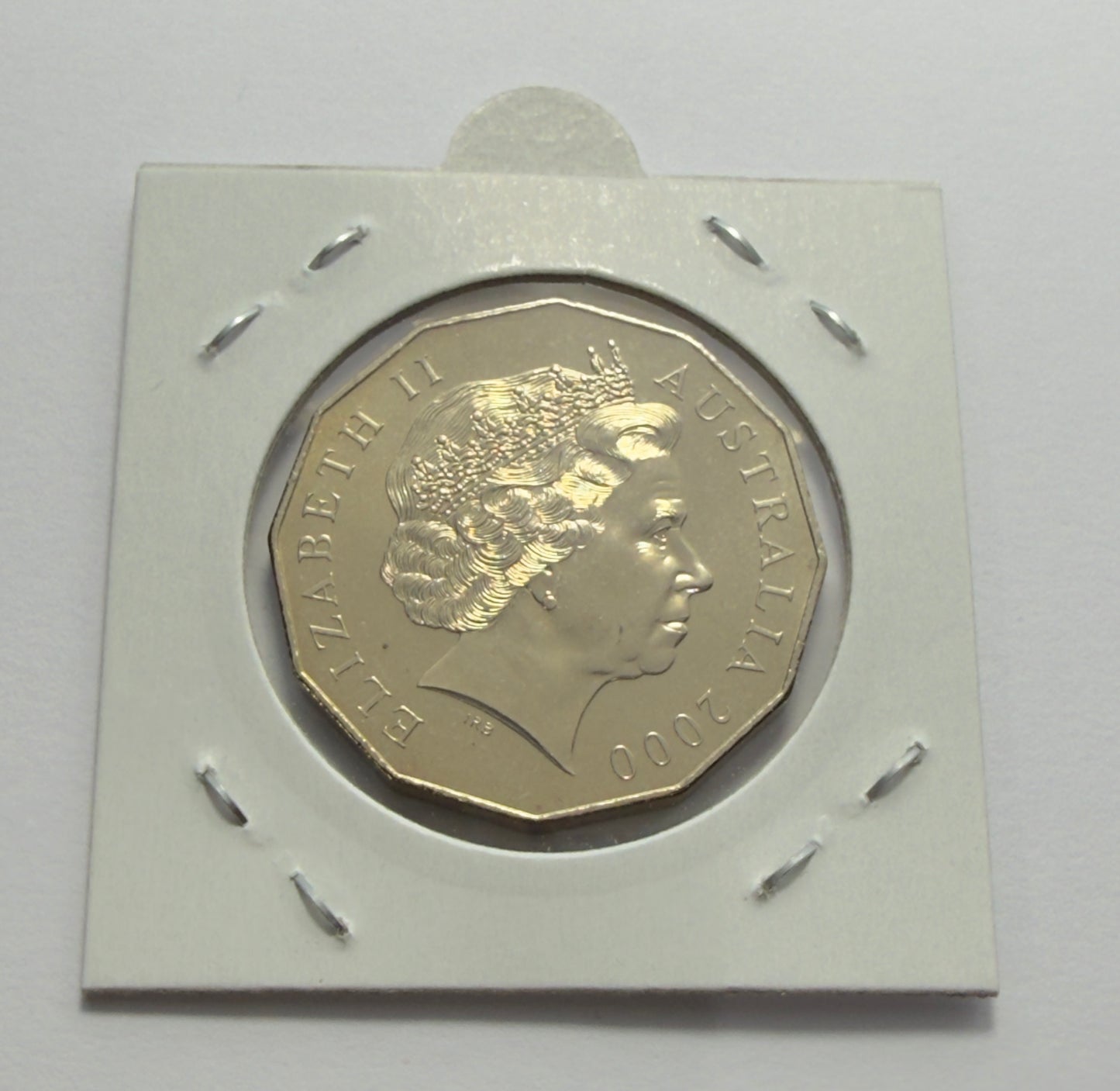 2000 50 Cent Millenium Coin - Choice Uncirculated - Fifty Cent ex mint set - 2x2