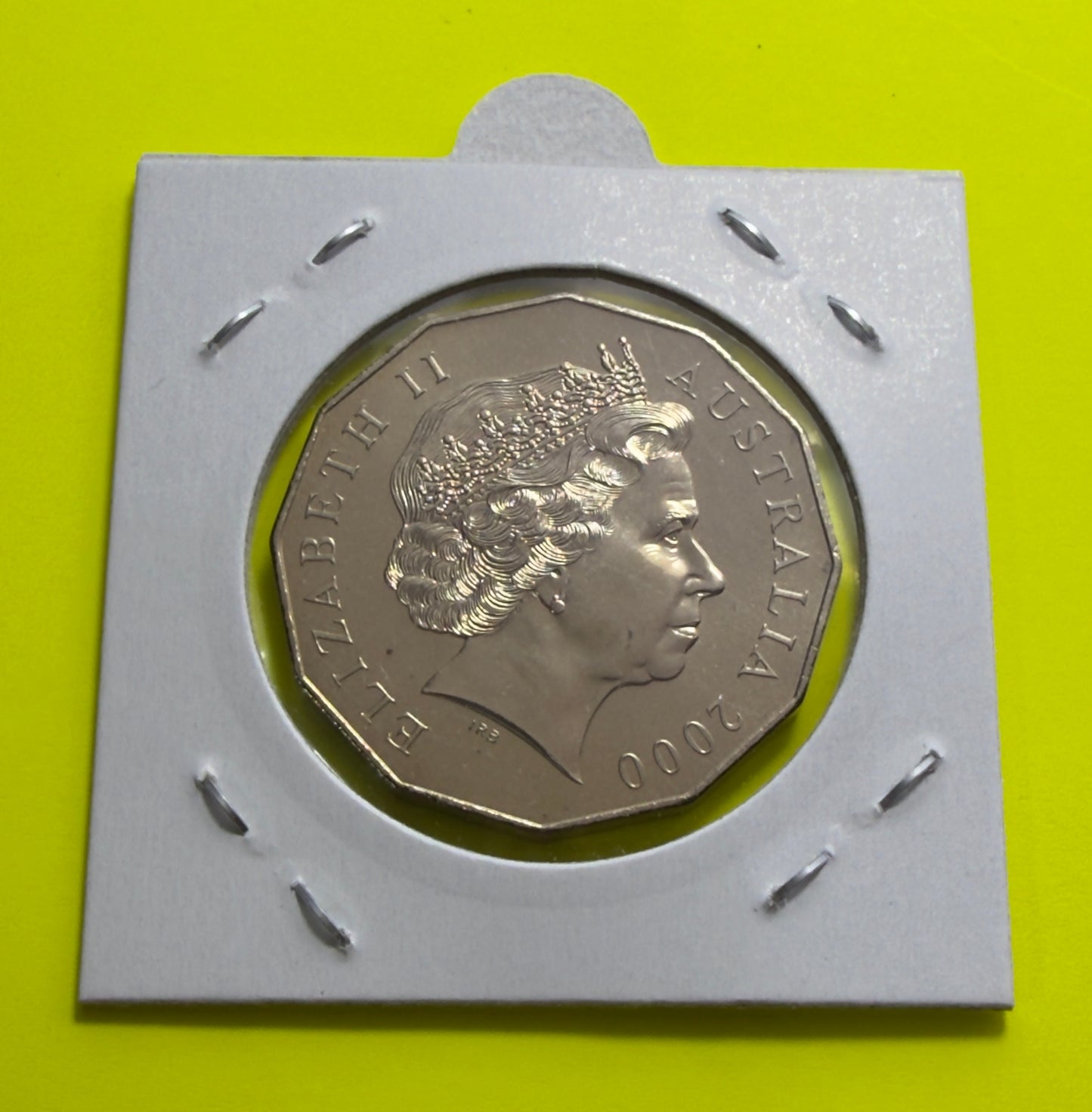 2000 50 Cent Millenium Coin - Choice Uncirculated - Fifty Cent ex mint set - 2x2