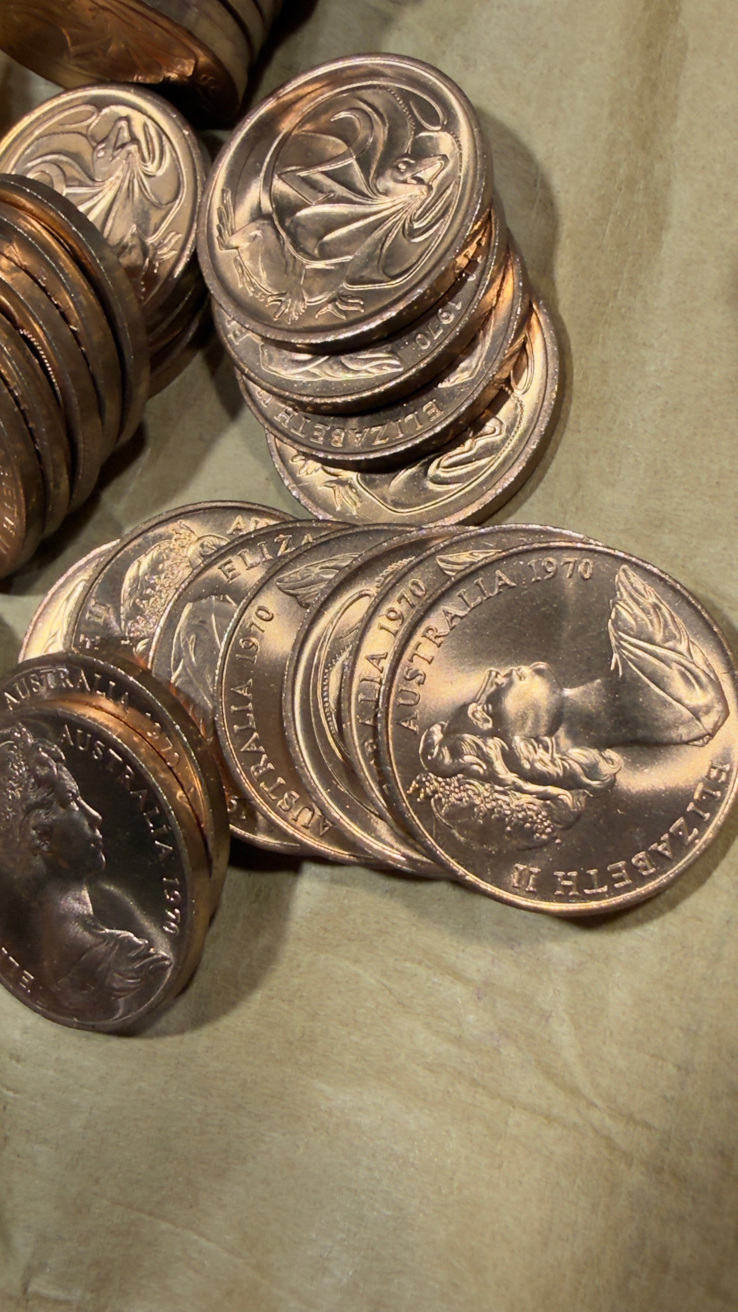 1970 2 Cent Coin - Uncirculated - Two Cent- 2c - comes in 2x2