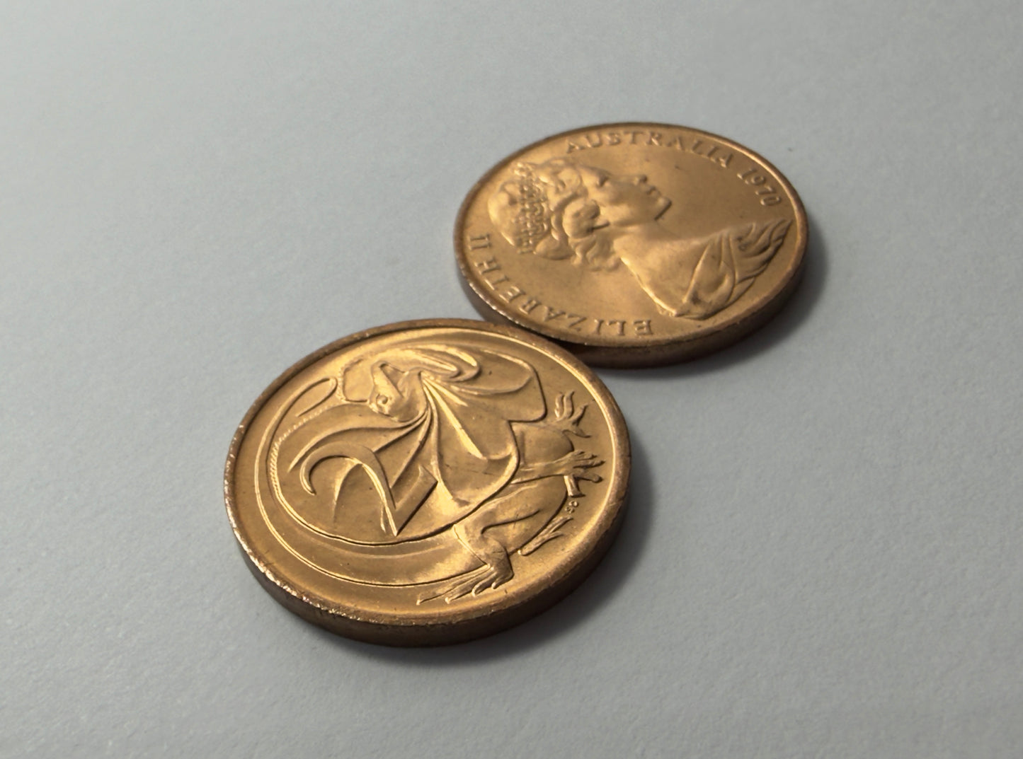 1970 2 Cent Coin - Uncirculated - Two Cent- 2c - comes in 2x2