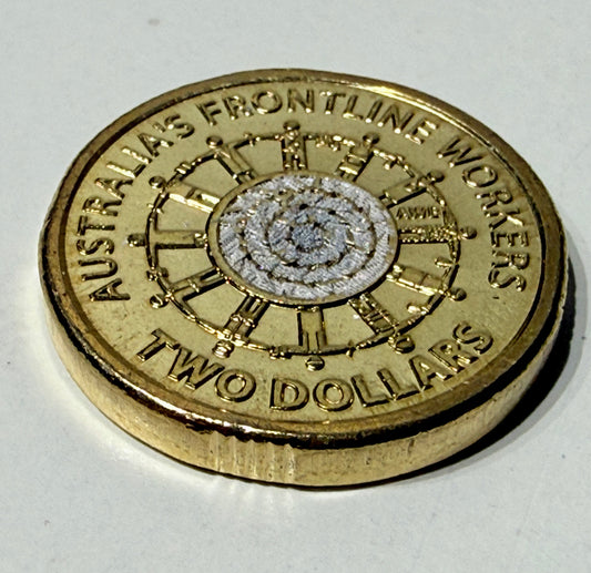 2022 $2 Coin - Uncirculated - Frontline Workers - Comes In 2x2