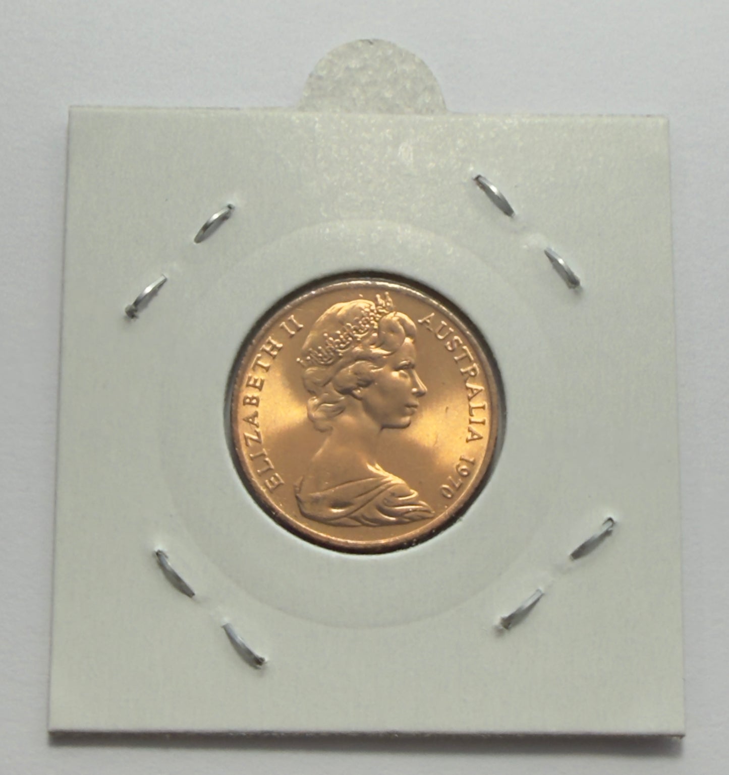 1970 2 Cent Coin - Uncirculated - Two Cent- 2c - comes in 2x2