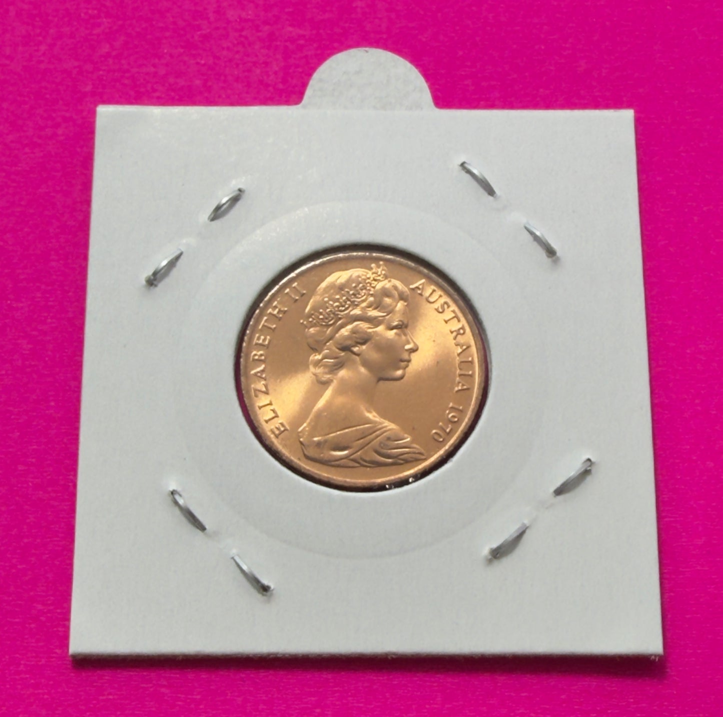 1970 2 Cent Coin - Uncirculated - Two Cent- 2c - comes in 2x2