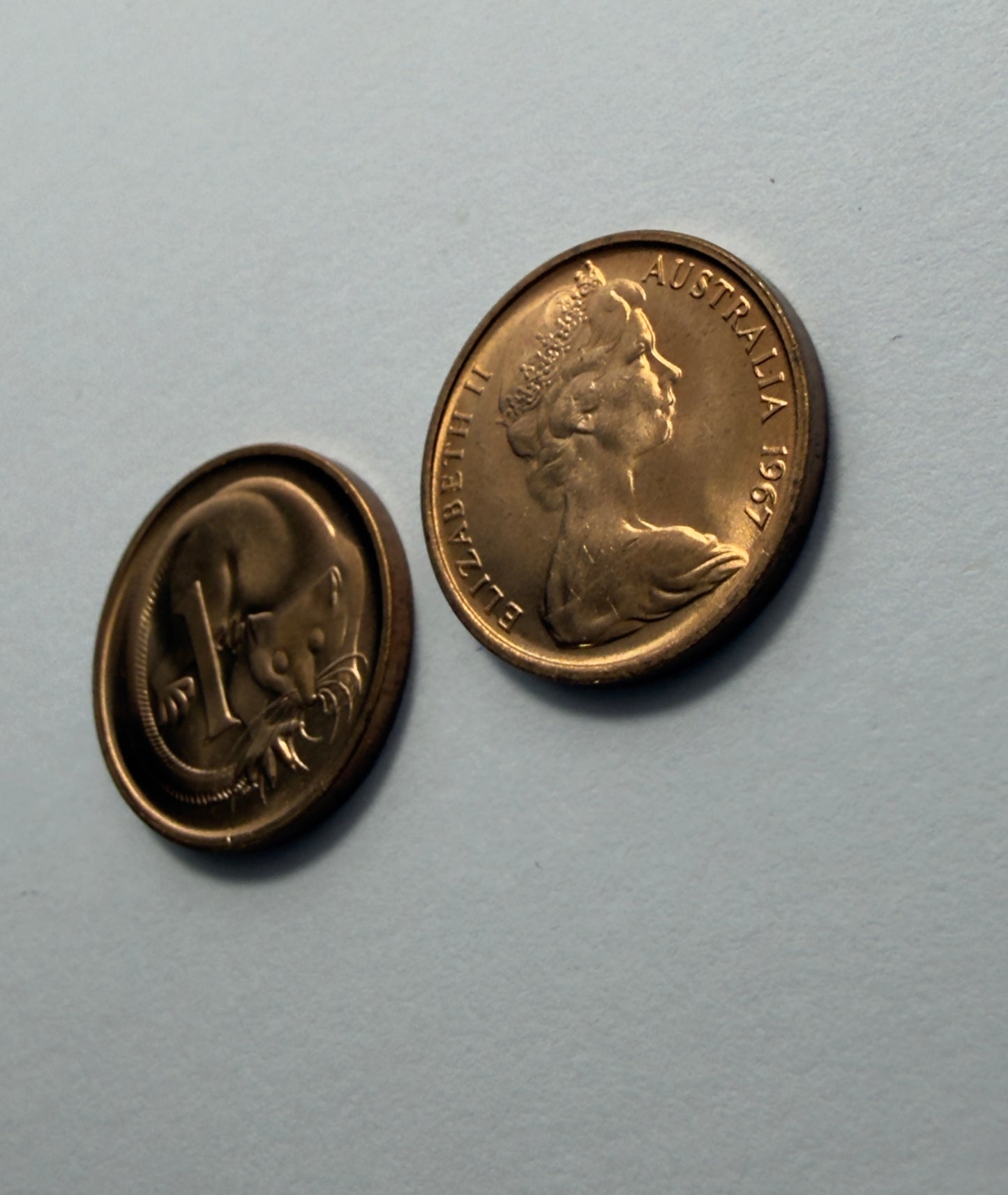 1967 1 Cent Coin - Uncirculated - Ex RAM Roll 1c -One Cent - comes in 2x2