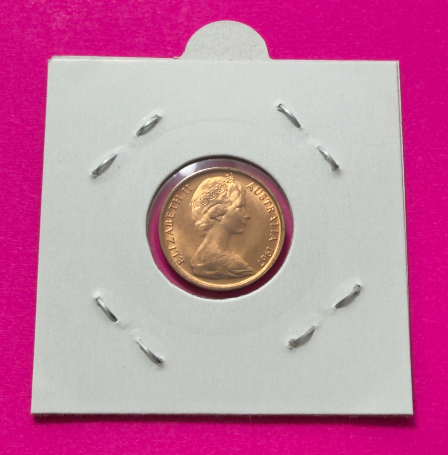 1967 1 Cent Coin - Uncirculated - Ex RAM Roll 1c -One Cent - comes in 2x2