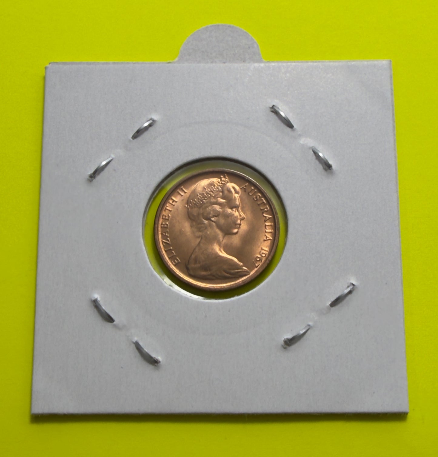 1967 1 Cent Coin - Uncirculated - Ex RAM Roll 1c -One Cent - comes in 2x2