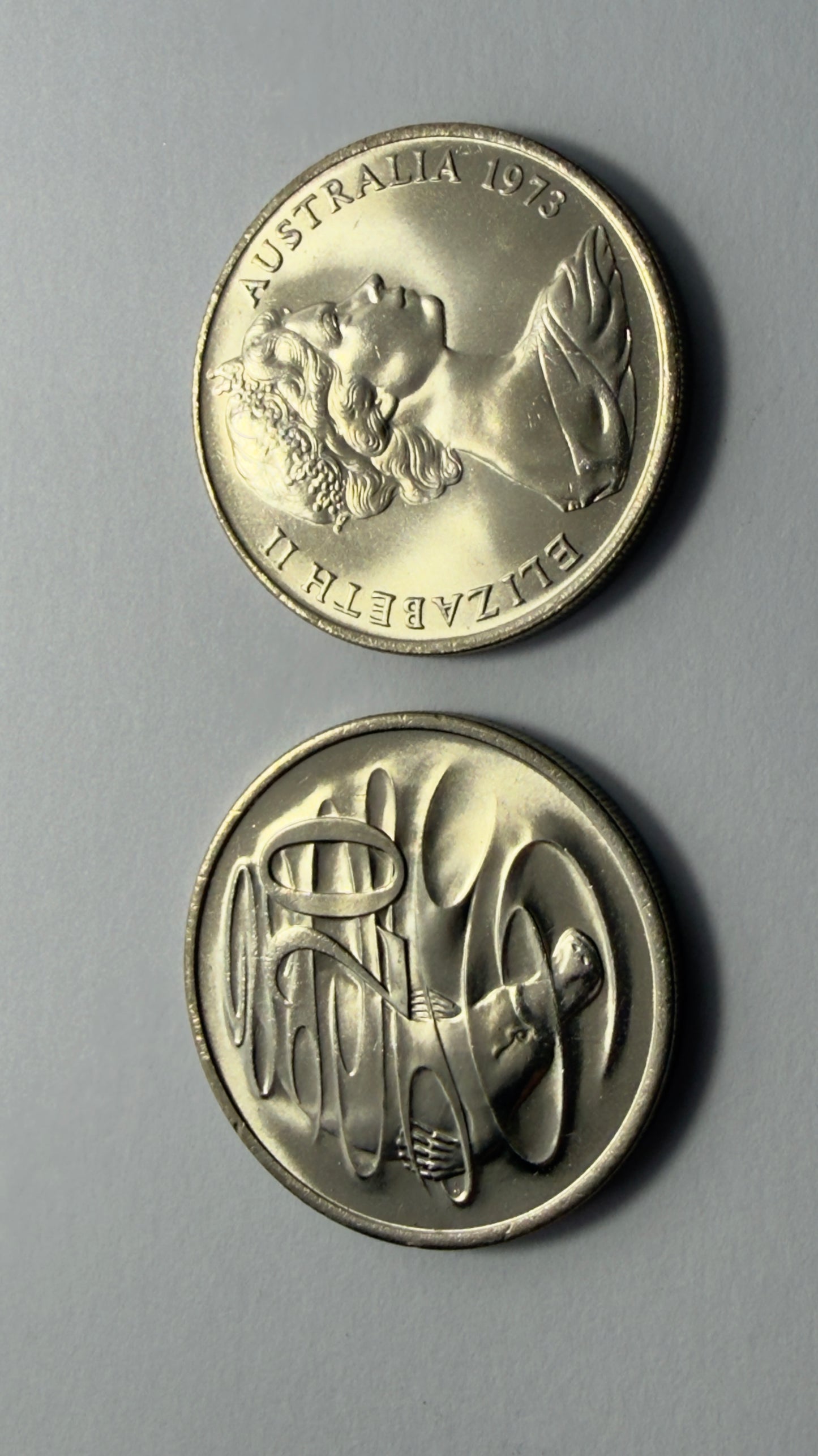 1973 20 Cent Coin - Uncirculated - Twenty Cent - 20c - comes in 2x2